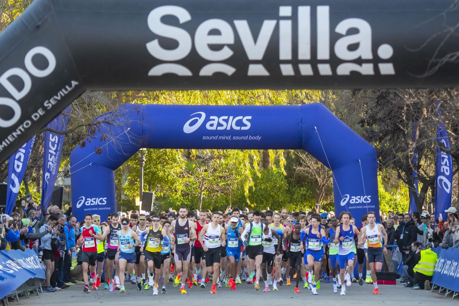 Una imagen de la salida del 5K, el aperitivo que se corrió el sábado.