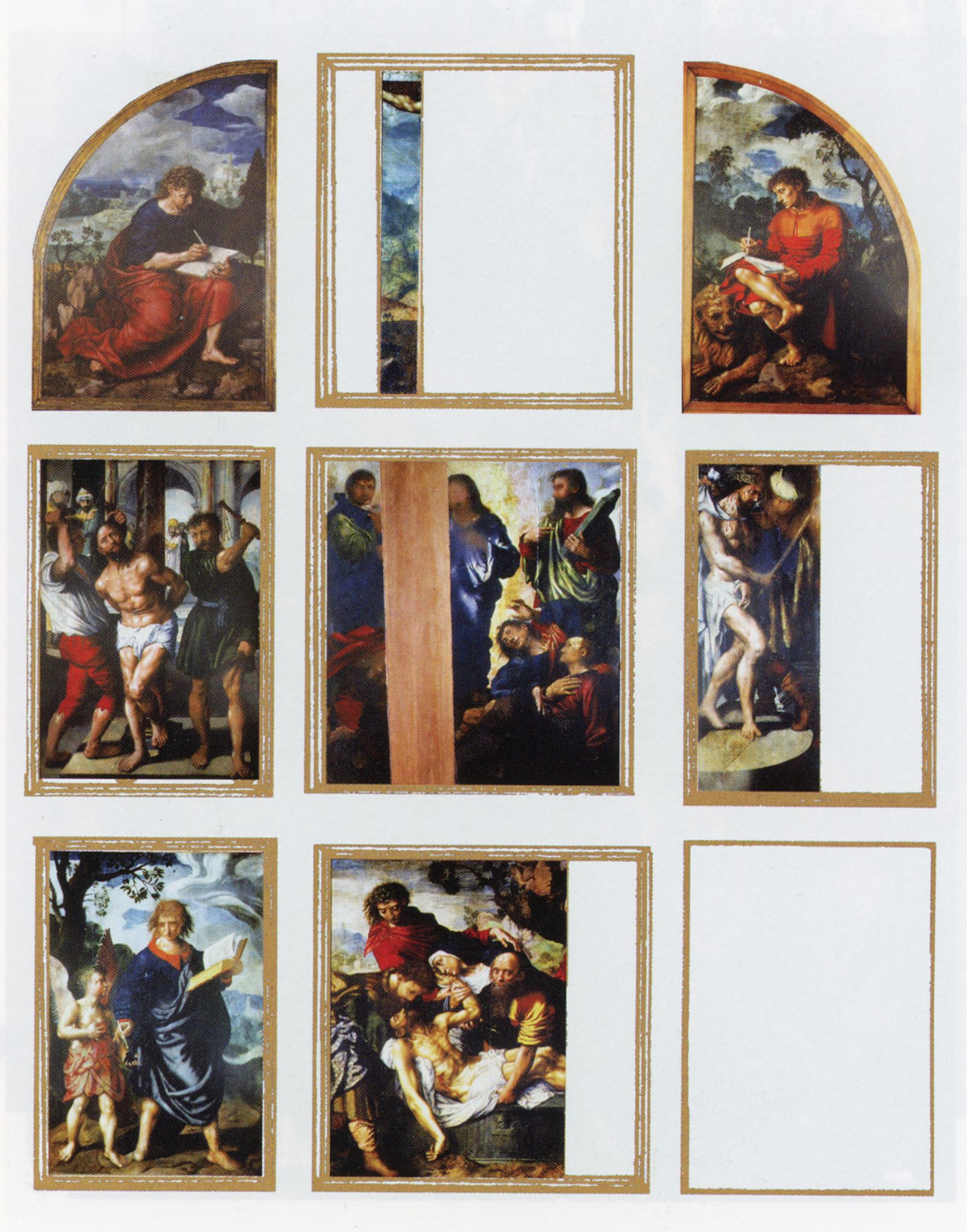 Conjunto del retablo del Salvador, de Ayamonte.