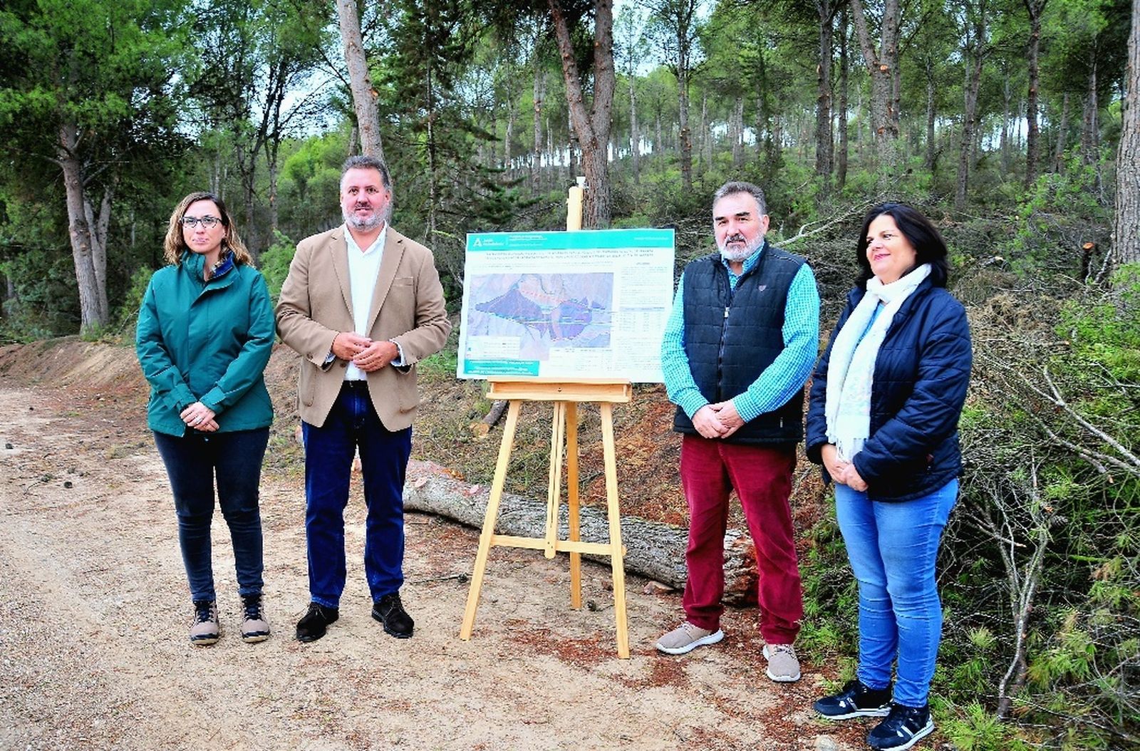 La Junta ejecuta mejoras en el monte público del Parque Periurbano de Santa Fe