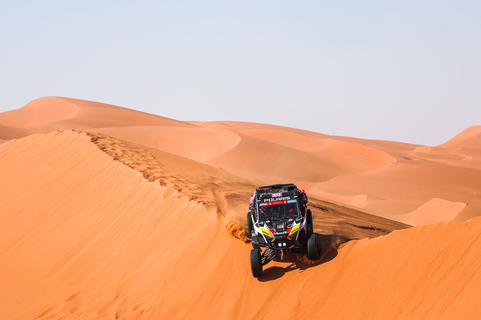 Las mejores fotos del Dakar por las dunas