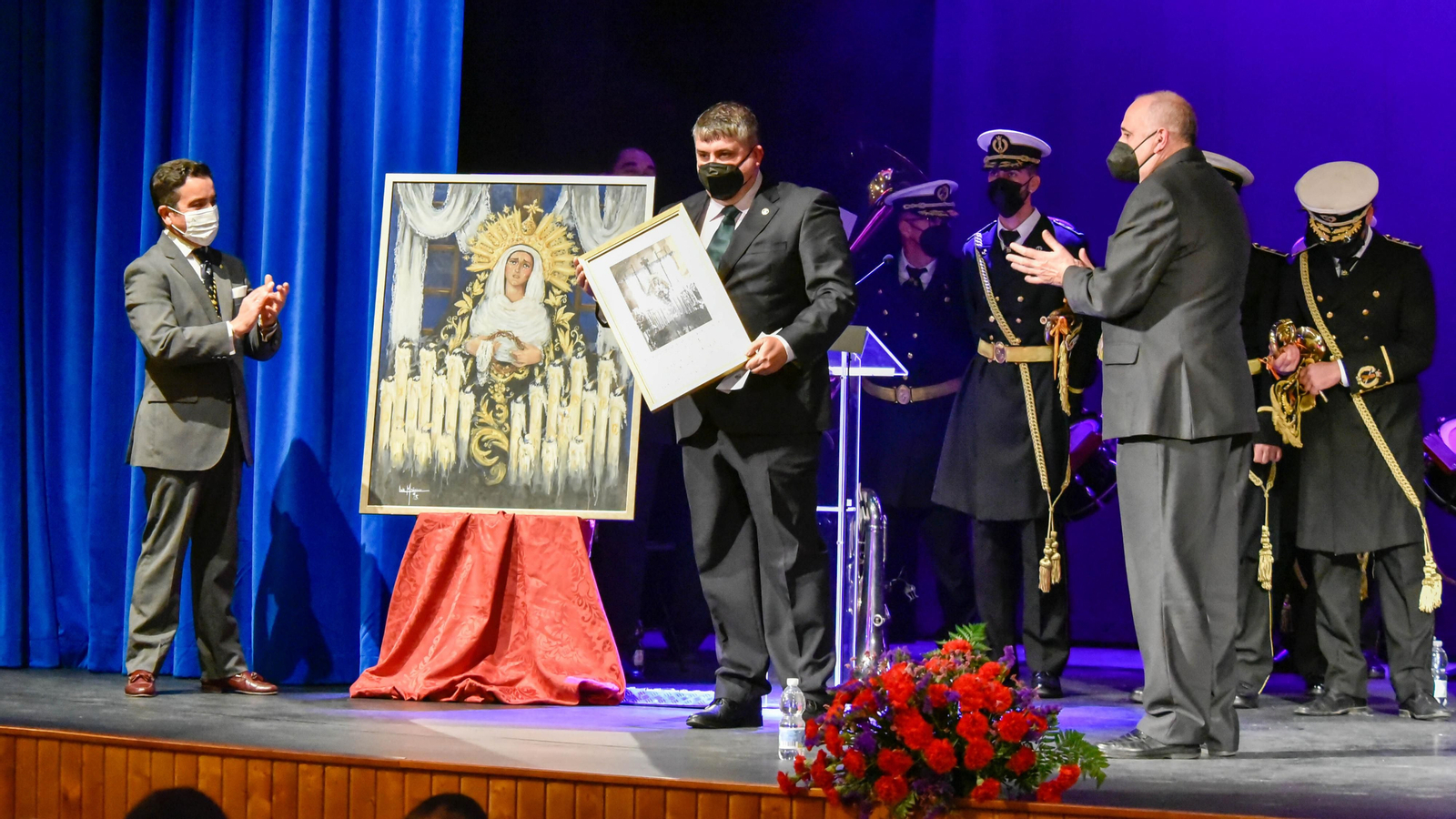 Las fotos de la presentación del cartel de la Semana Santa 2022 de La Línea