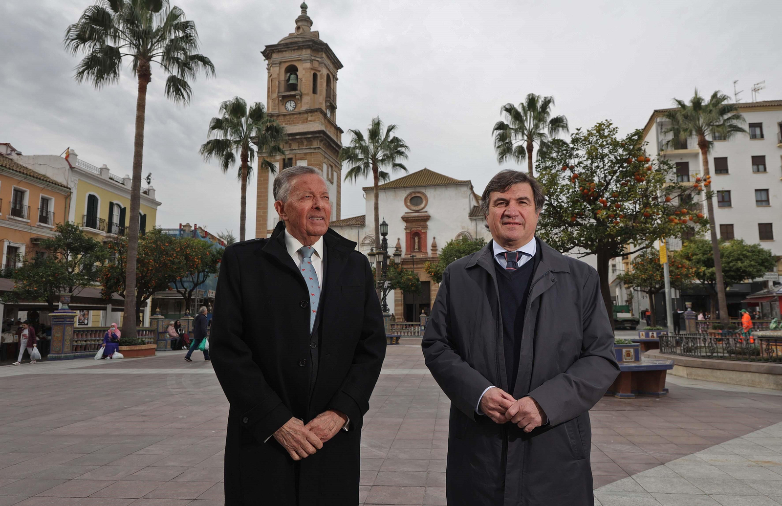 Manuel Gutiérrez Luna y Manuel Barberá, abogados de la familia de Diego Valencia.