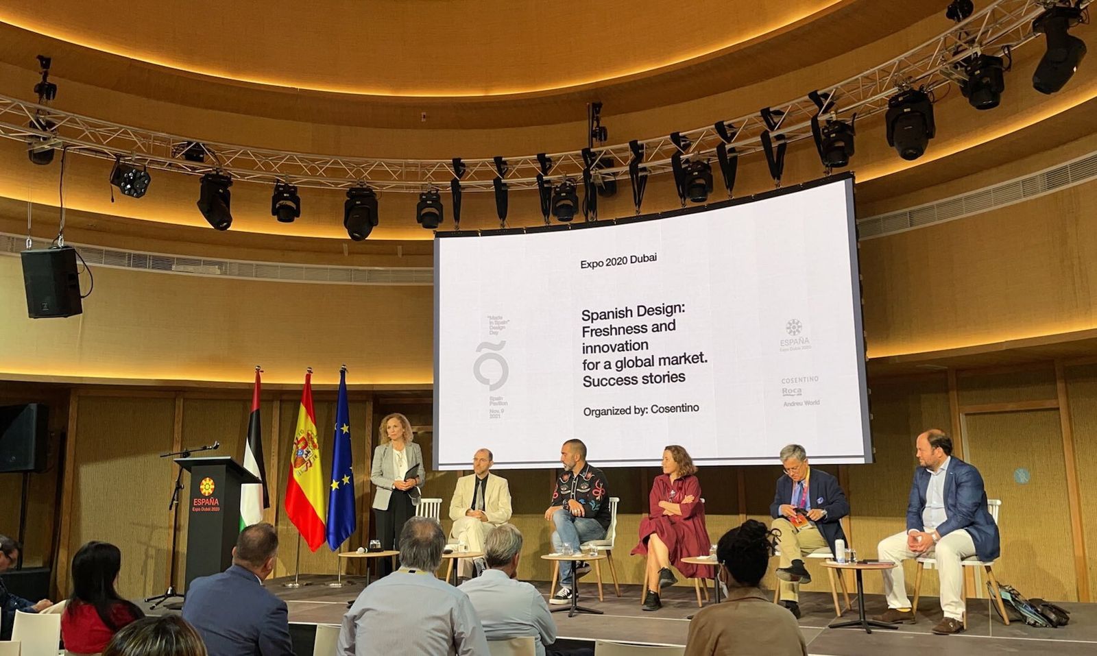 “Design Day” dentro del Pabellón de España de la Expo Dubai 2020.