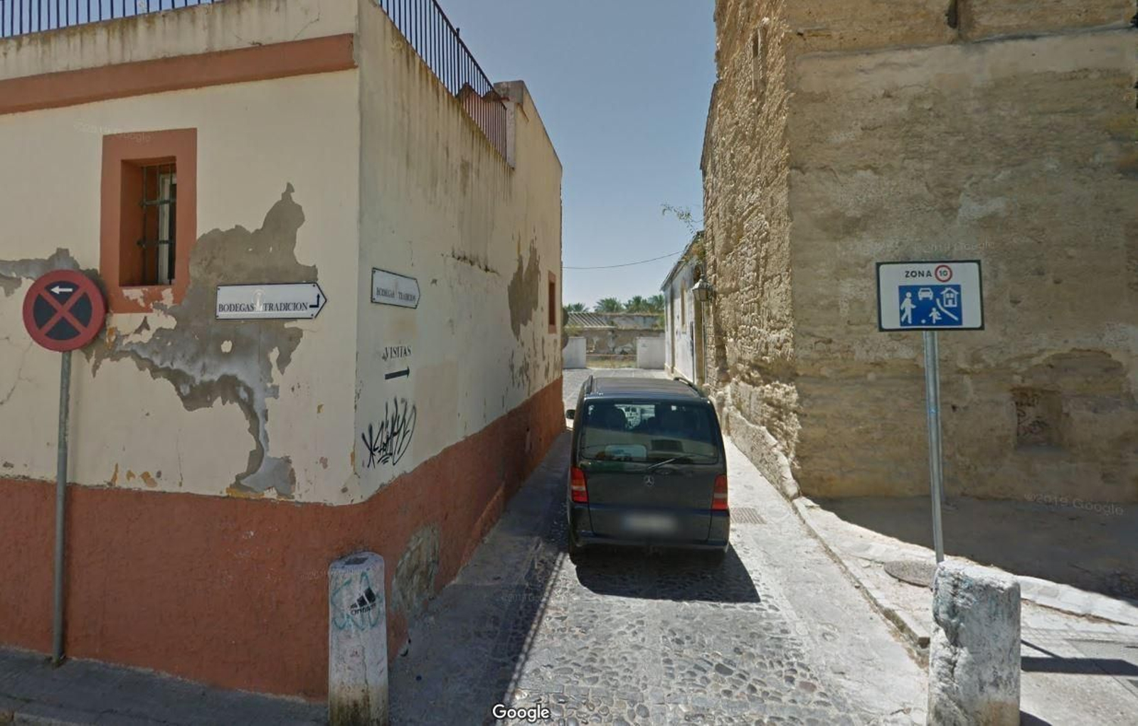 Calle Cordobeses, esquina con calle Muro, donde se encuentran las fincas.