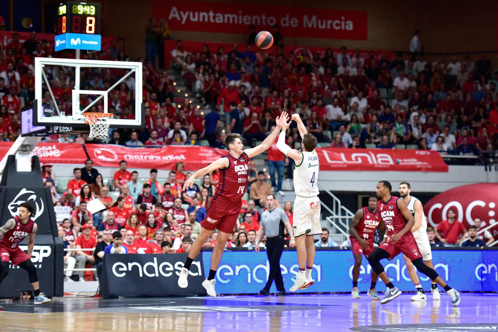 Las fotos del UCAM Murcia - Unicaja, 4º partido de las semifinales de ACB