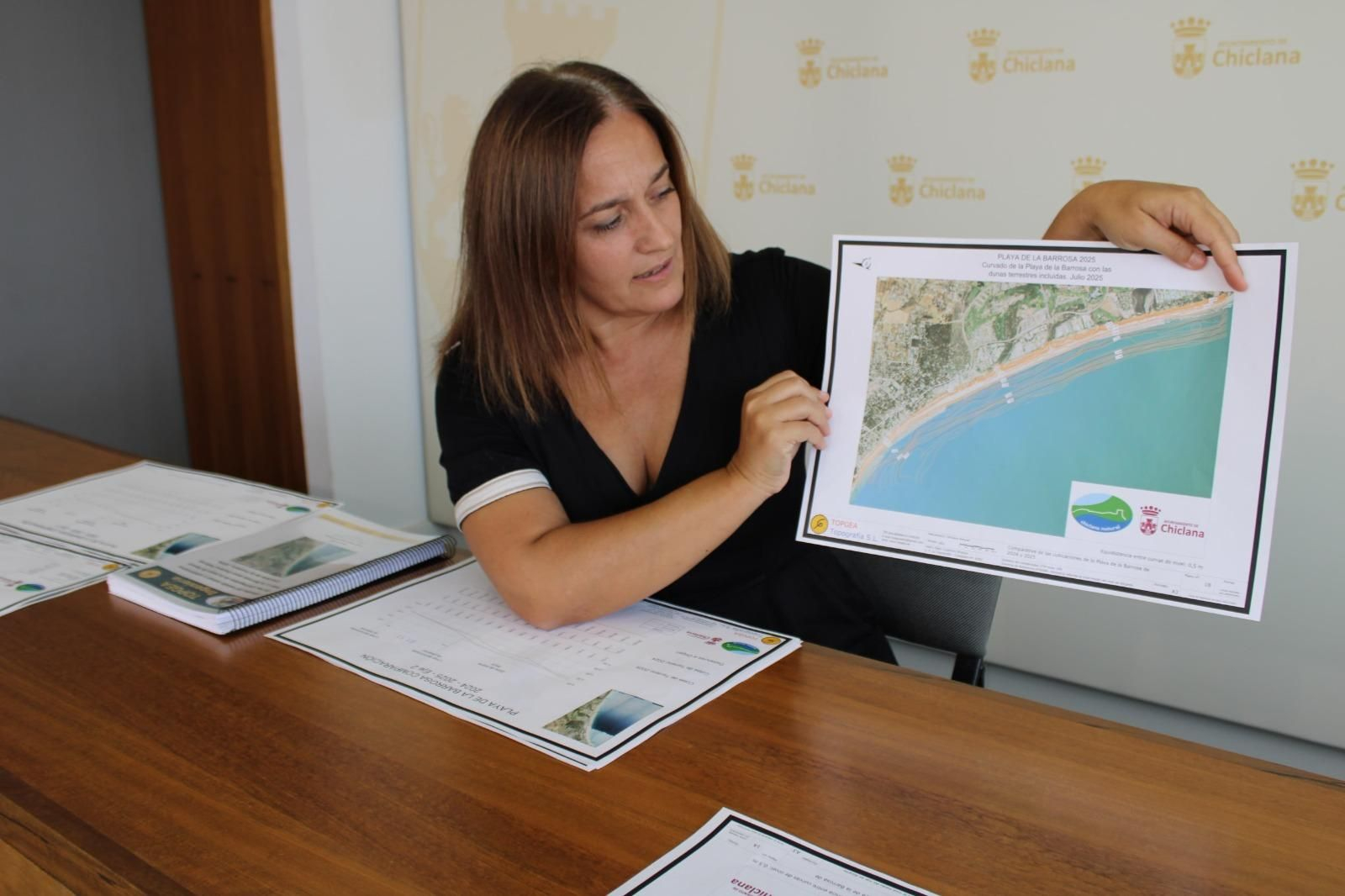 Ana González, presentando este estudio en rueda de prensa.