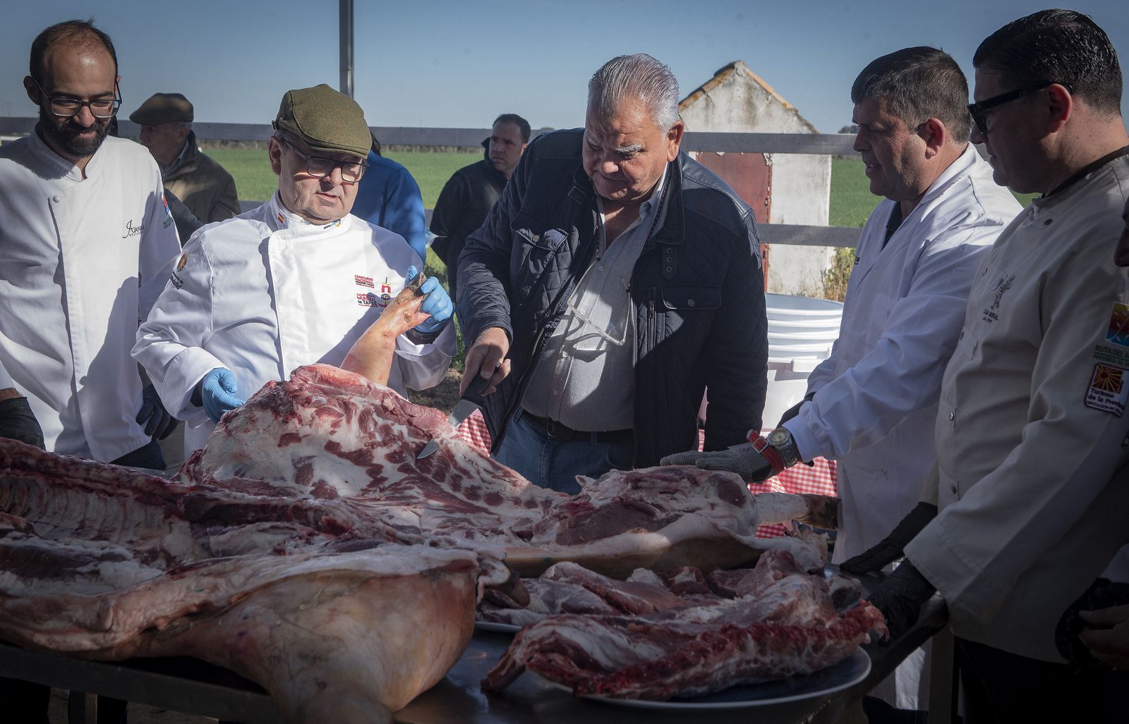 Un día de matanza en una finca sevillana