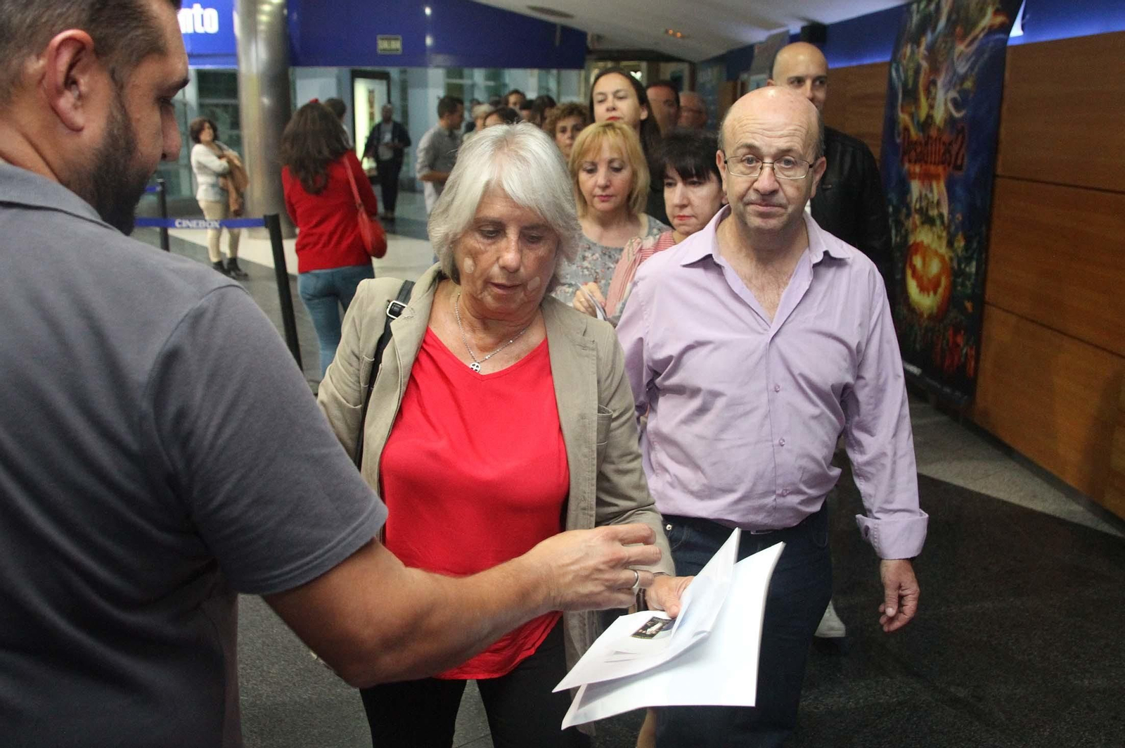Imágenes de la proyección de la película Bernarda en CineBox Aqualon