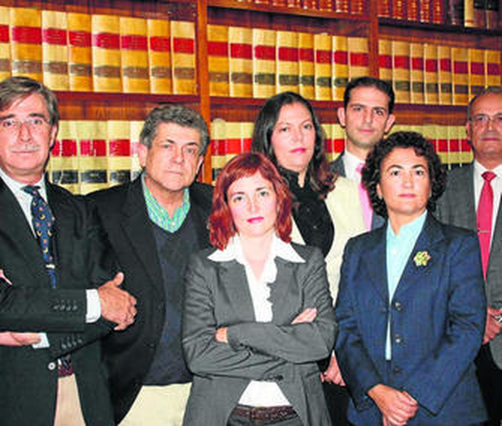 Candidatura al completo de Antonia Segura.