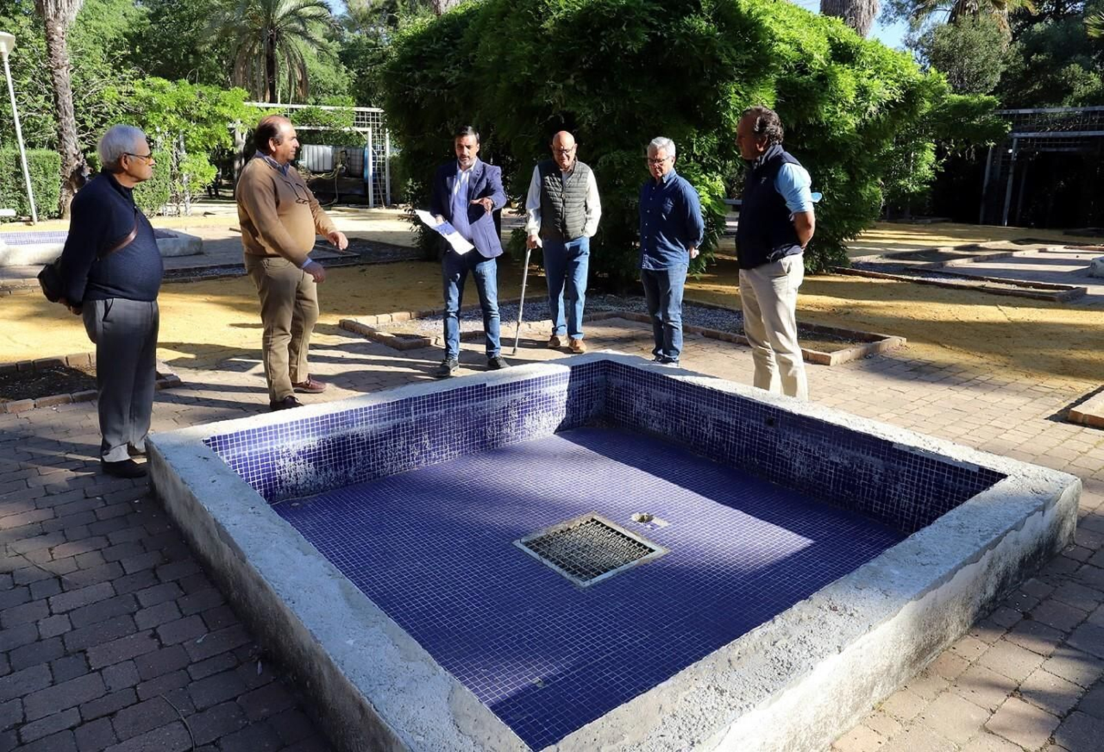 Díaz, en el Jardín Escénico