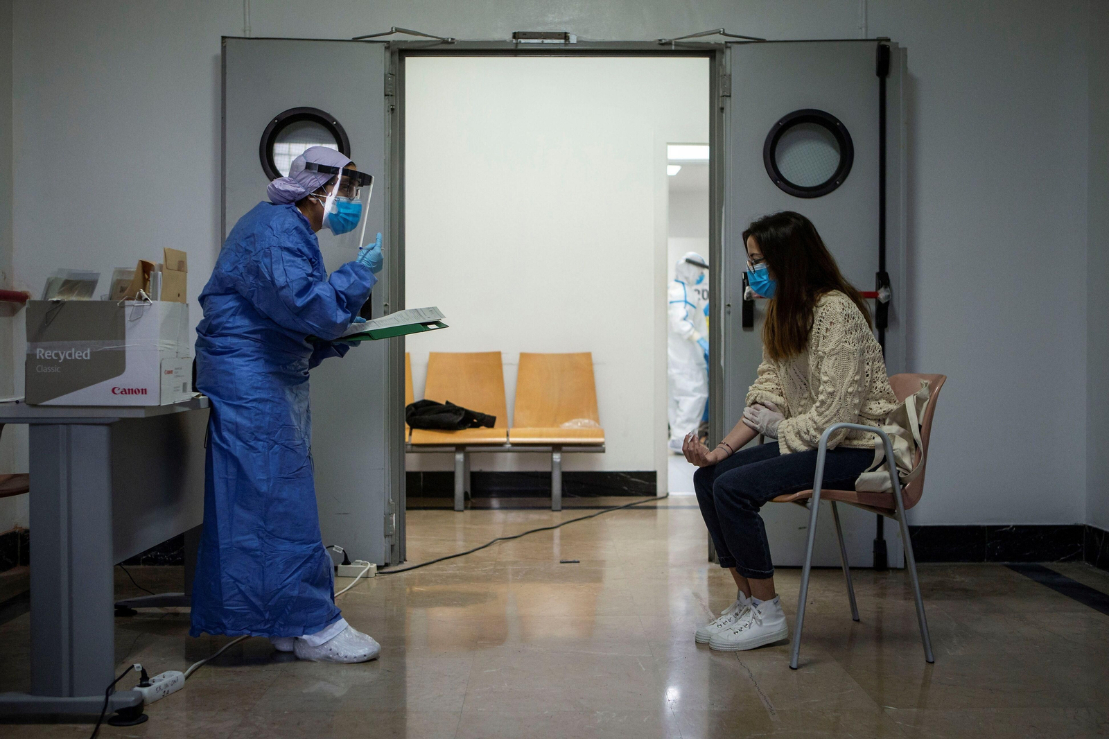 Actividad en un Centro de Atención Primaria.