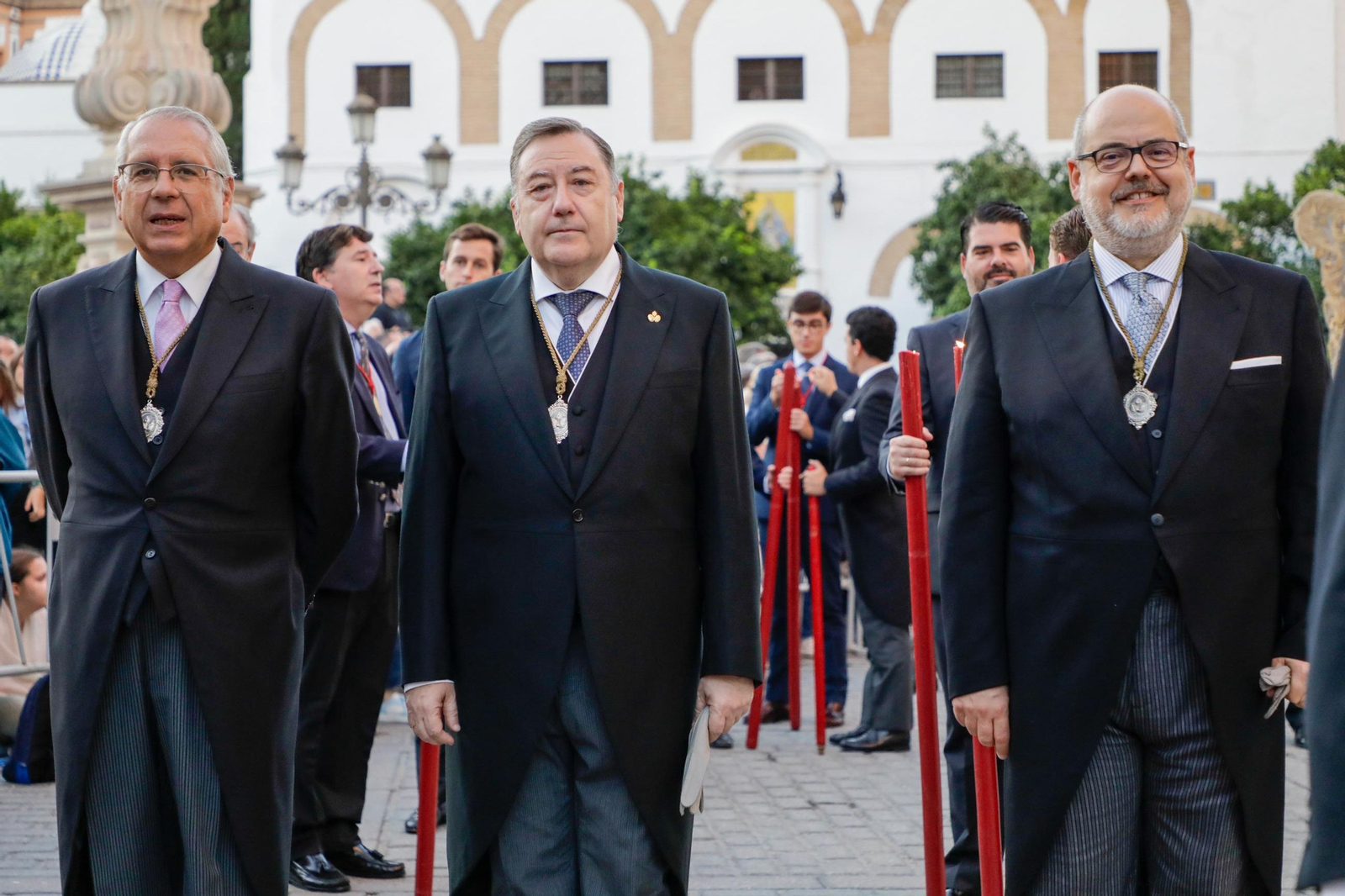 Representantes del Consejo de Cofradías.