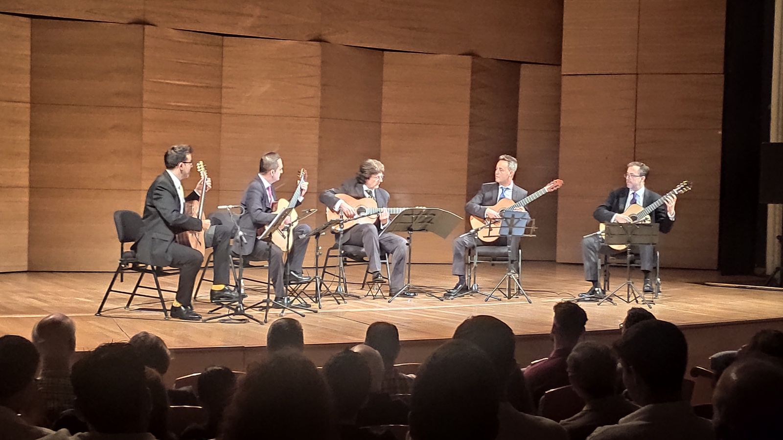 Cañizares con el Cuarteto de Guitarras de Andalucía