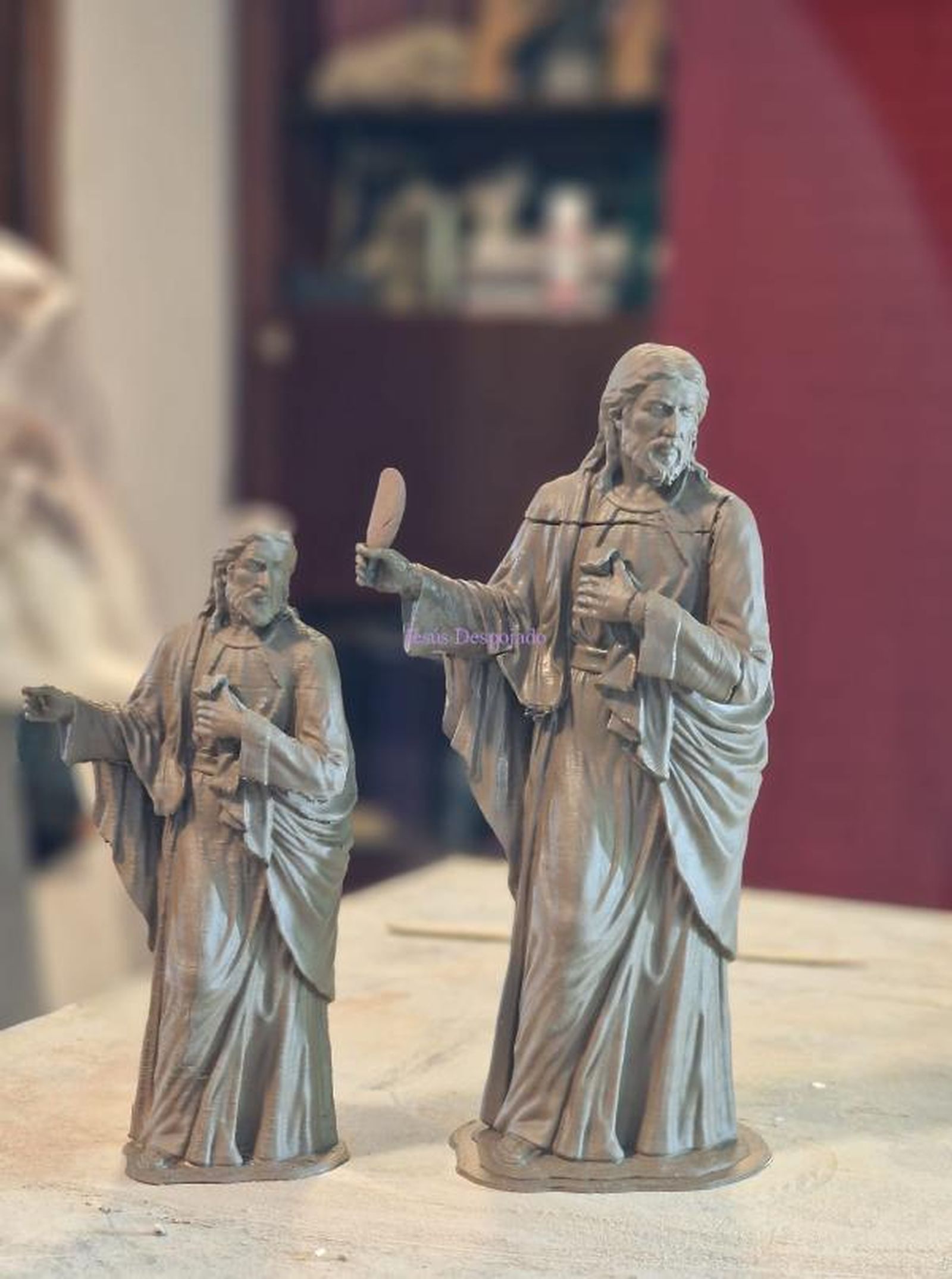 Boceto en miniatura de la imagen del santo