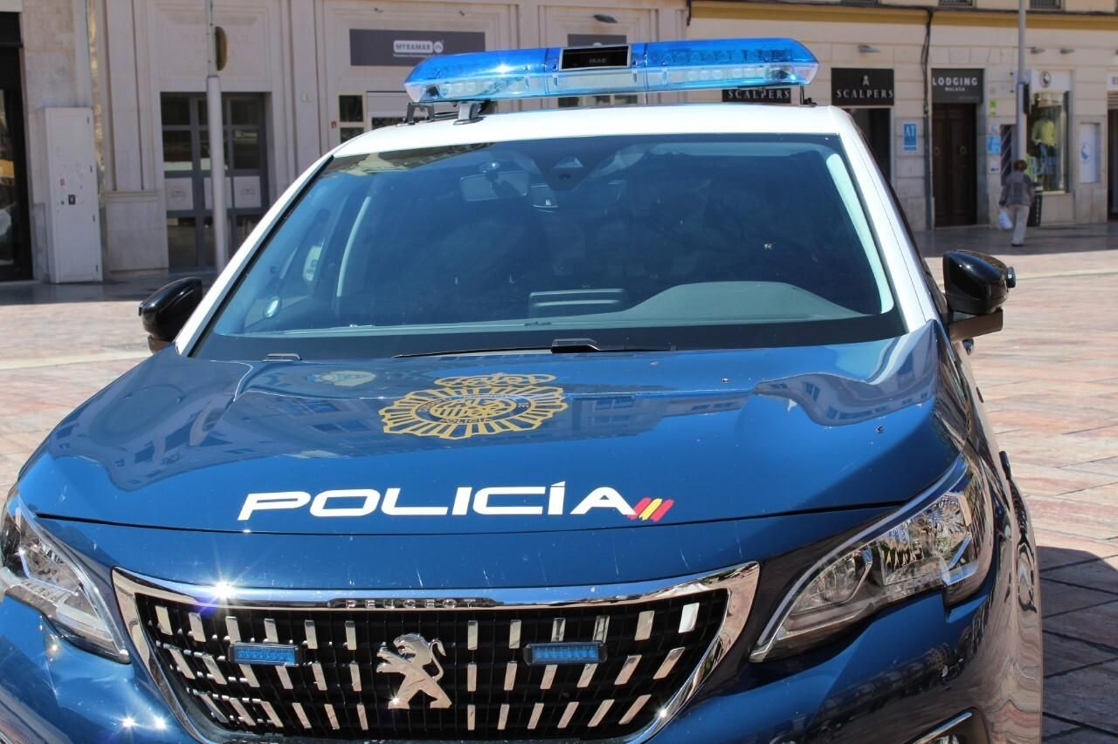 Un vehículo de la Policía Nacional Un vehículo de la Policía Nacional