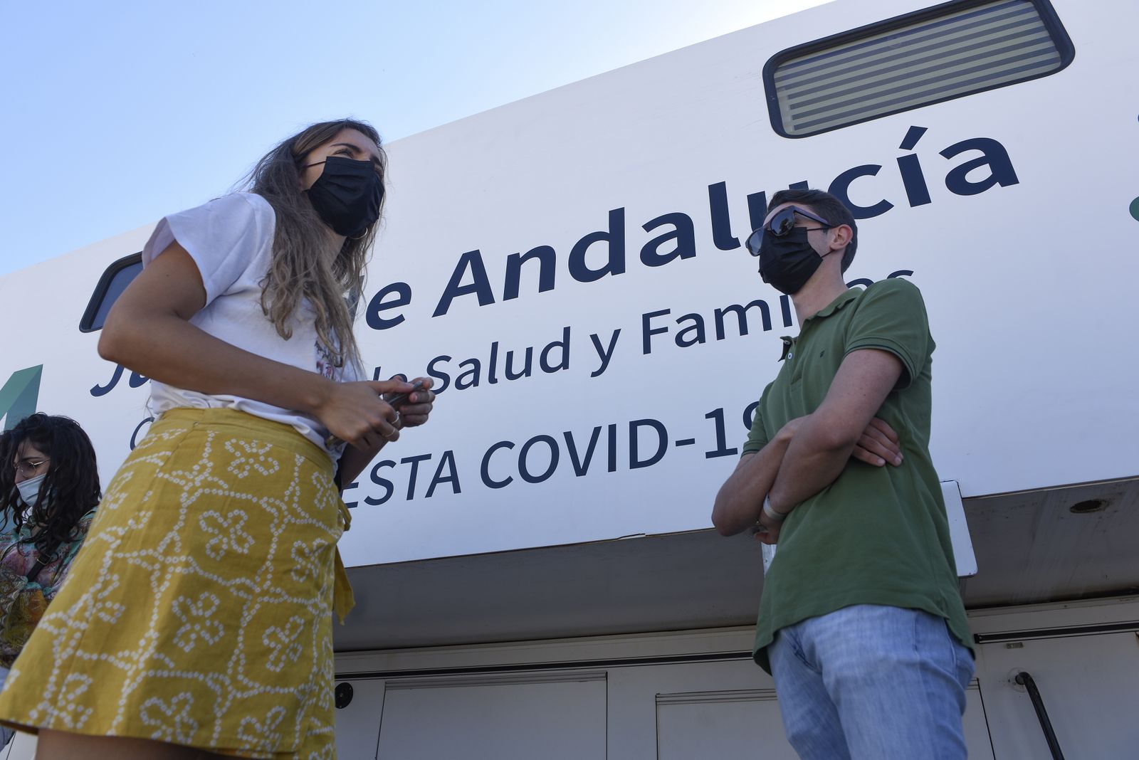 La vacunación contra el Covid a alumnos Erasmus de la Loyola, en imágenes