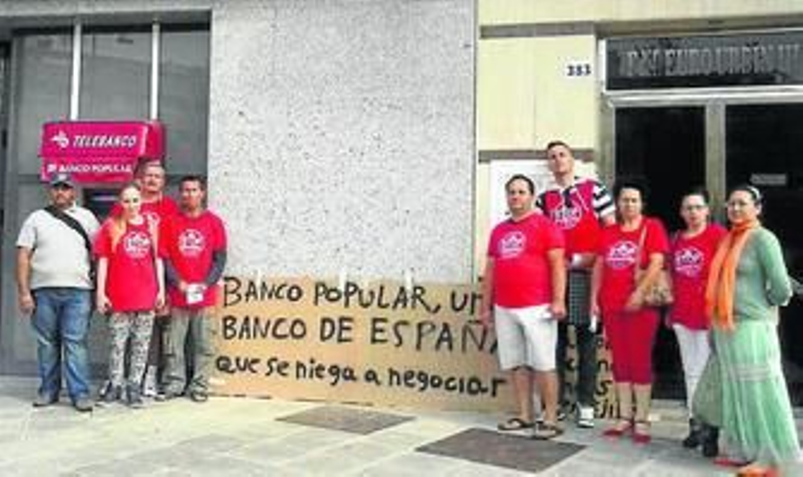 Concentración del pasado jueves.