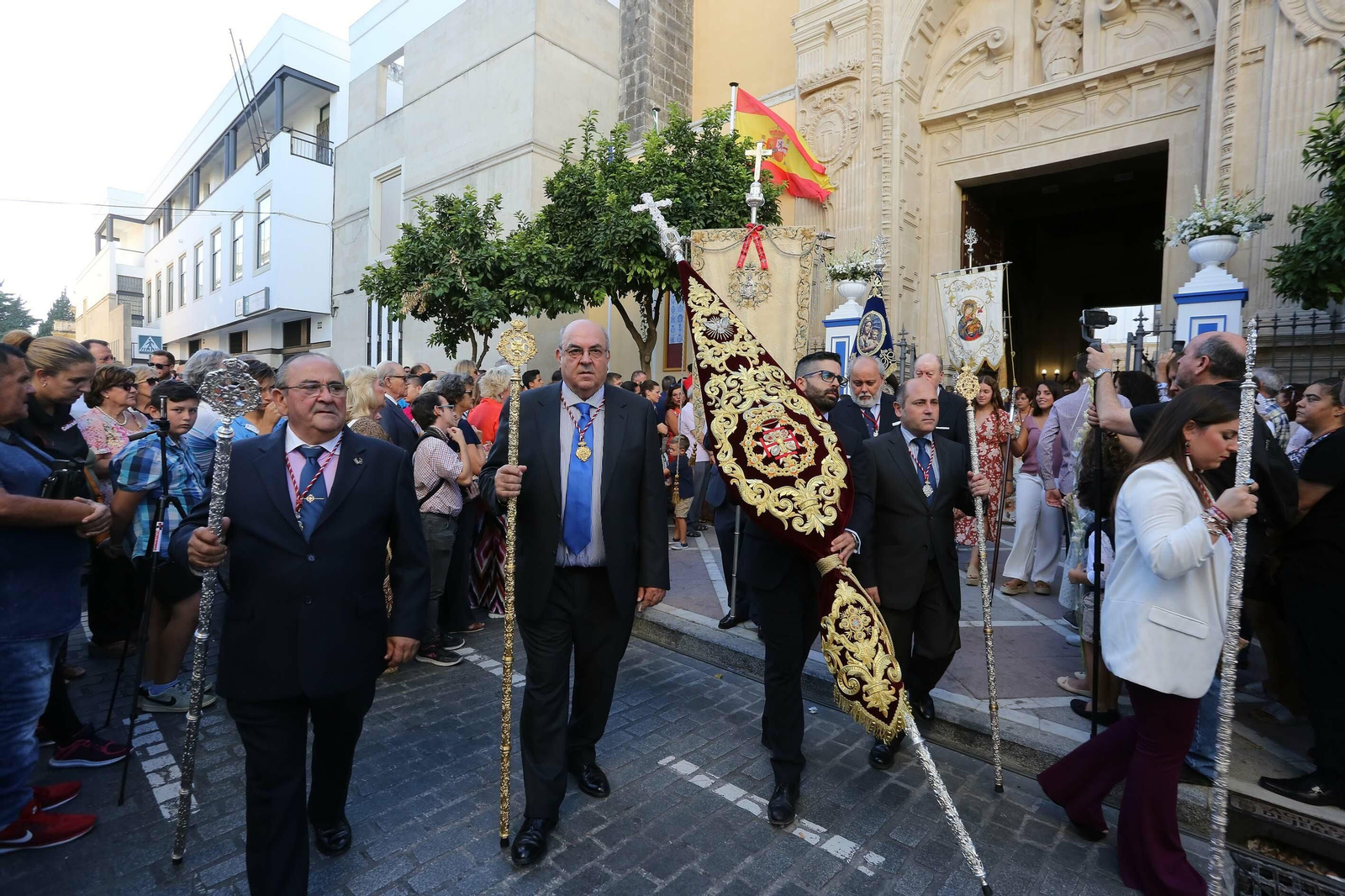 Imágenes de la salida procesional de la patrona de Jerez,La Virgen de la Merced