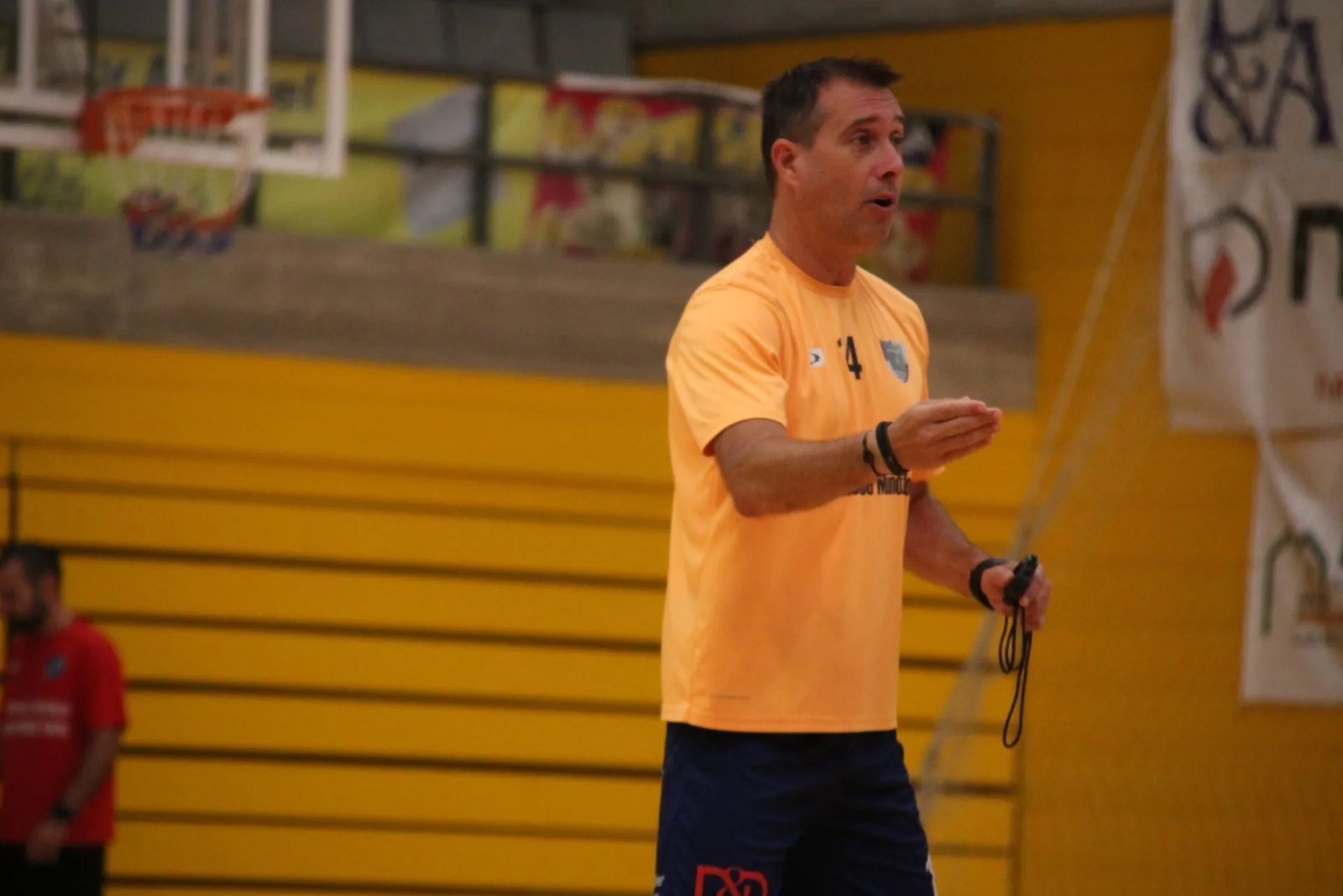 José Escrich, durante un entrenamiento.