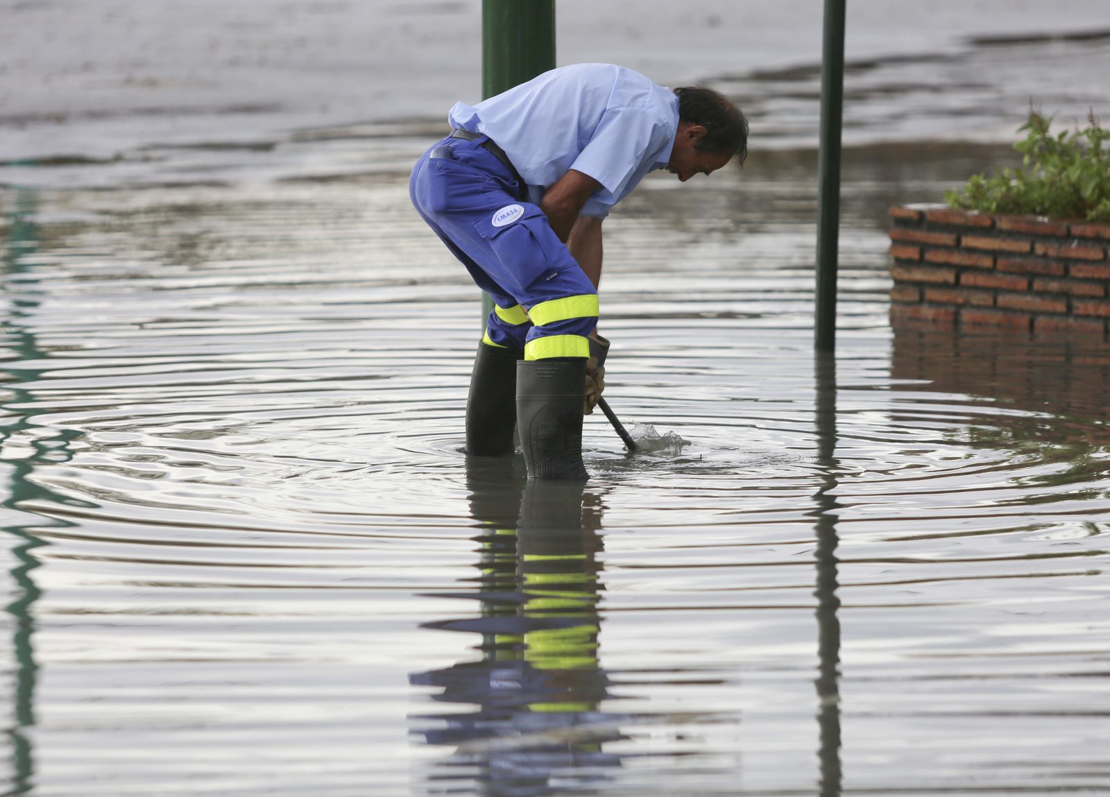 Las imágenes de la lluvia en Málaga