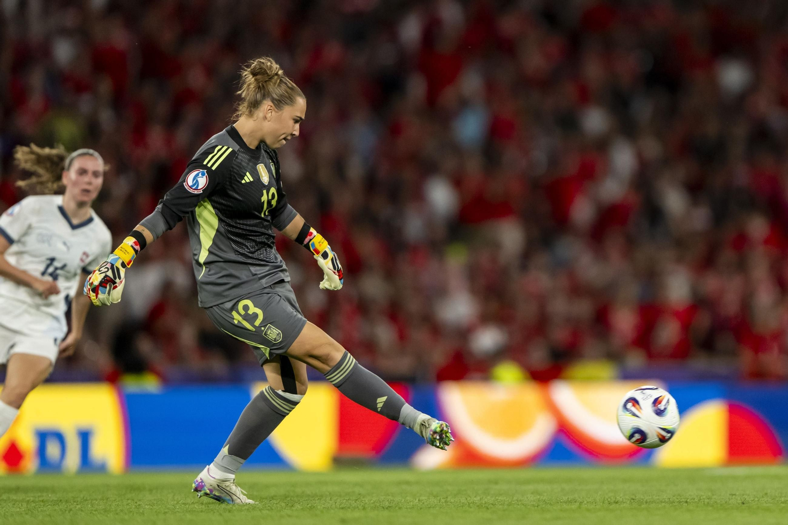 Las mejores fotos del España-Suiza en la Eurocopa femenina
