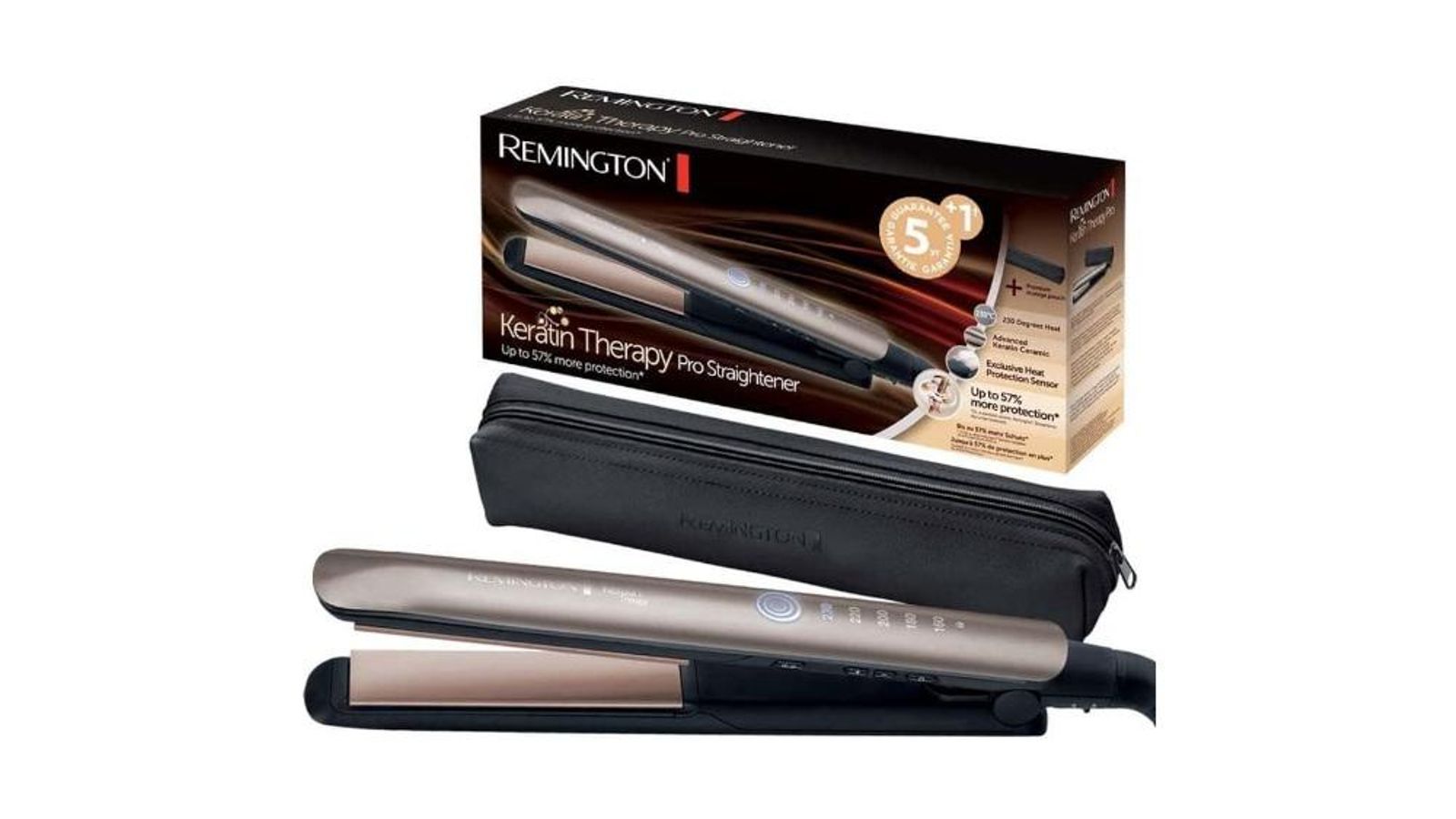 Plancha de pelo Remington Keratin Therapy Pro
