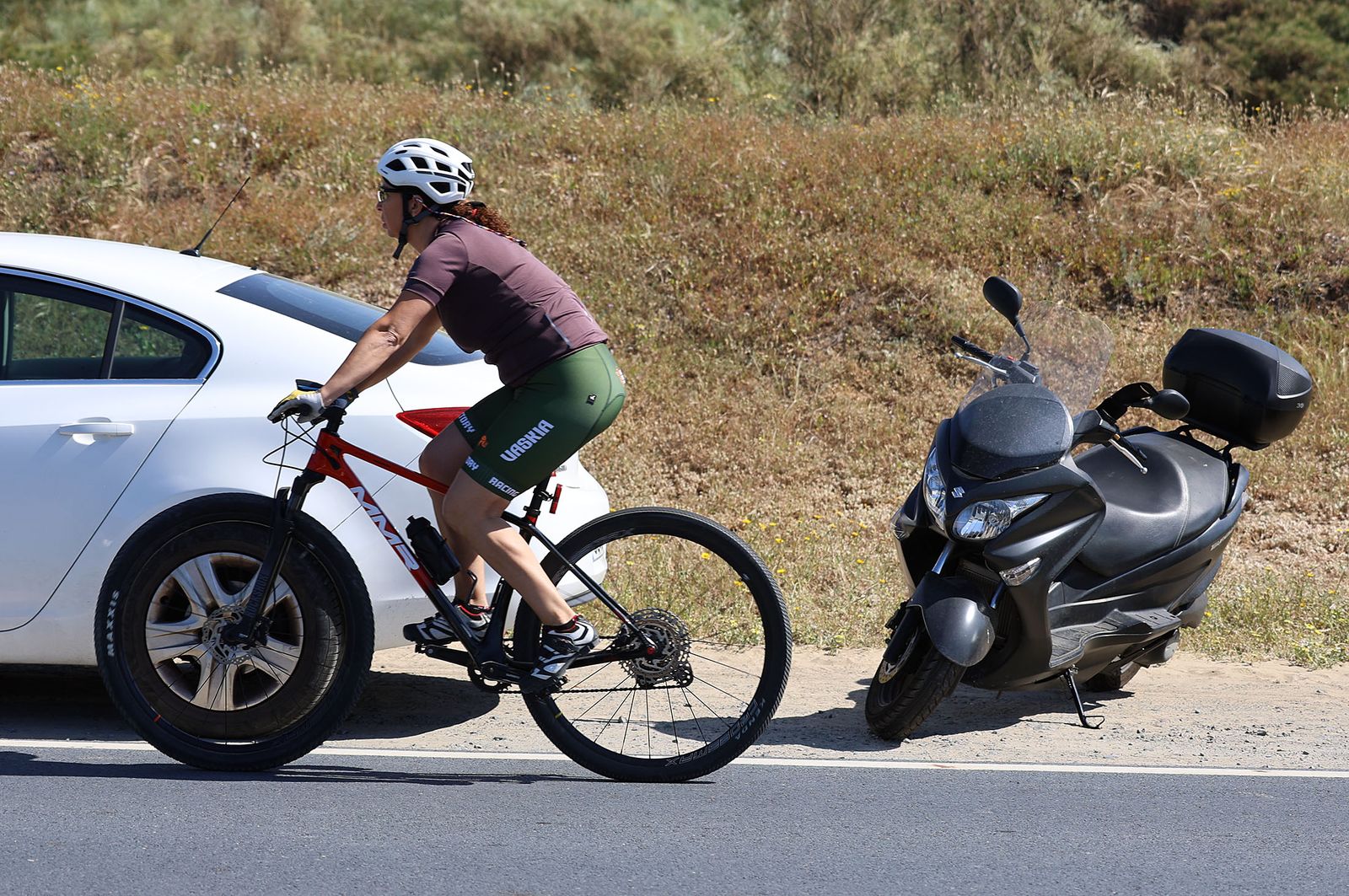 Imágenes del ambiente en las playas de Huelva durante la mañana