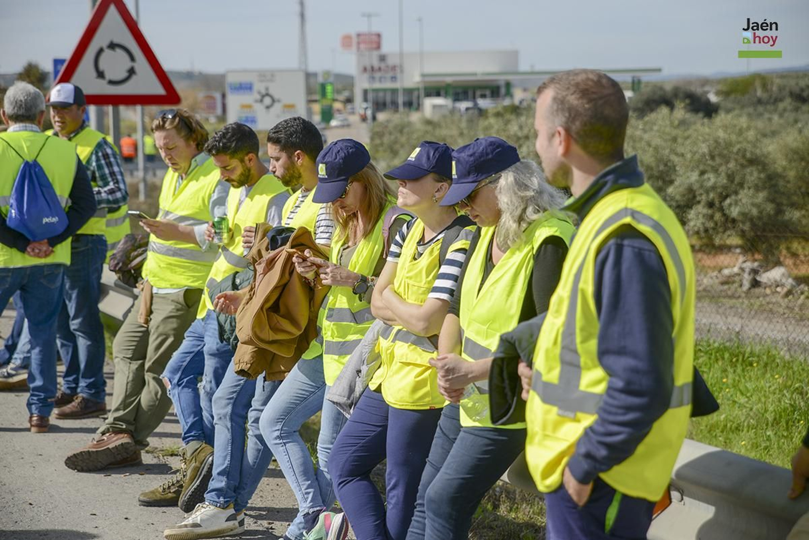 El campo protesta en Jaén por las medidas de la PAC.