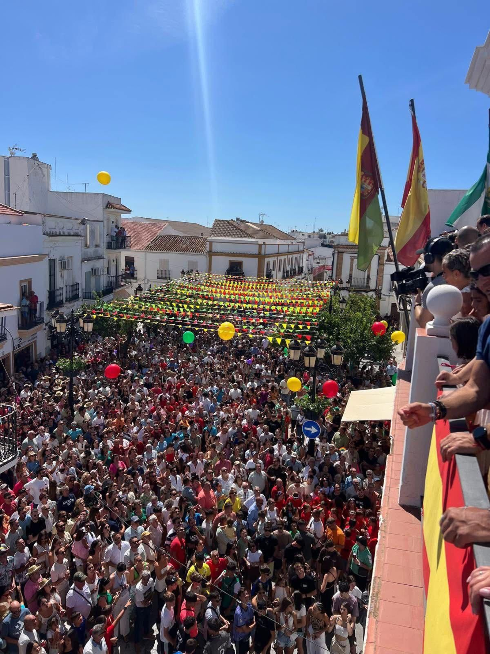 Imágenes del comienzo de las Fiestas Taurinas Tradicionales de Trigueros
