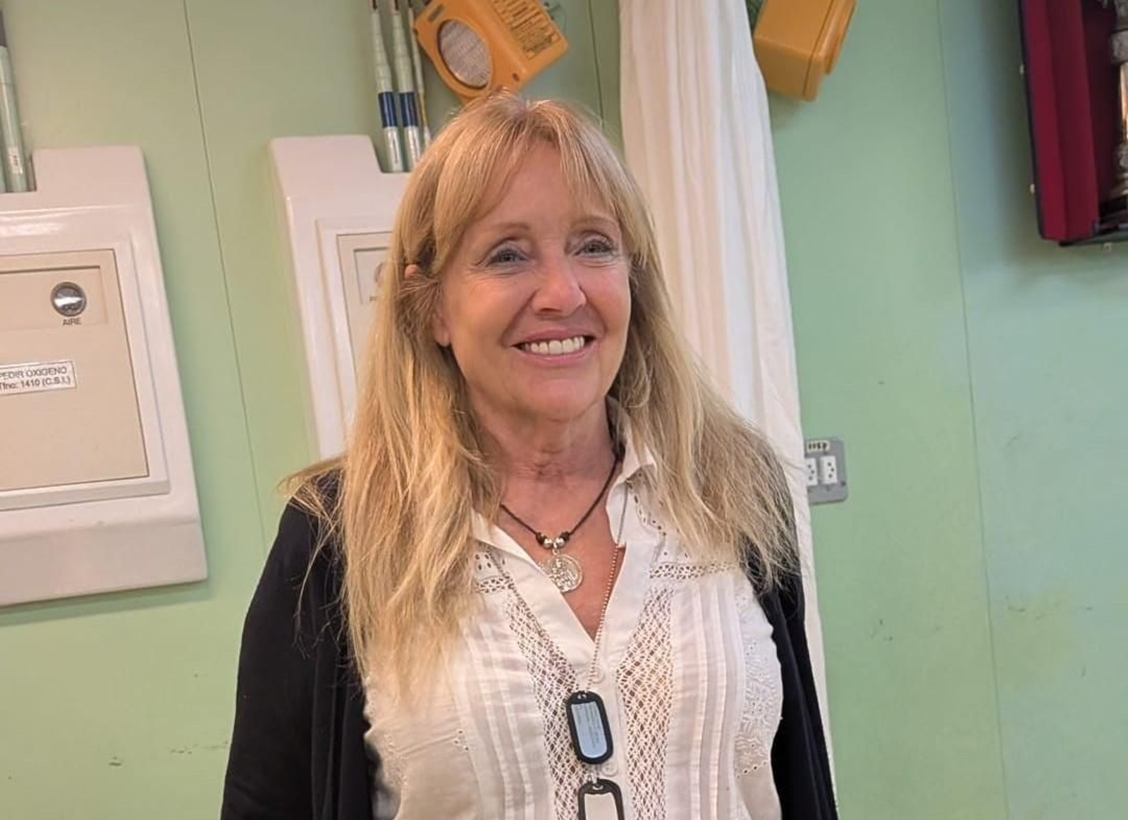 La meteoróloga Beatriz Sanz asesora en un buque de la Armada durante el despliegue 'Dédalo 25'