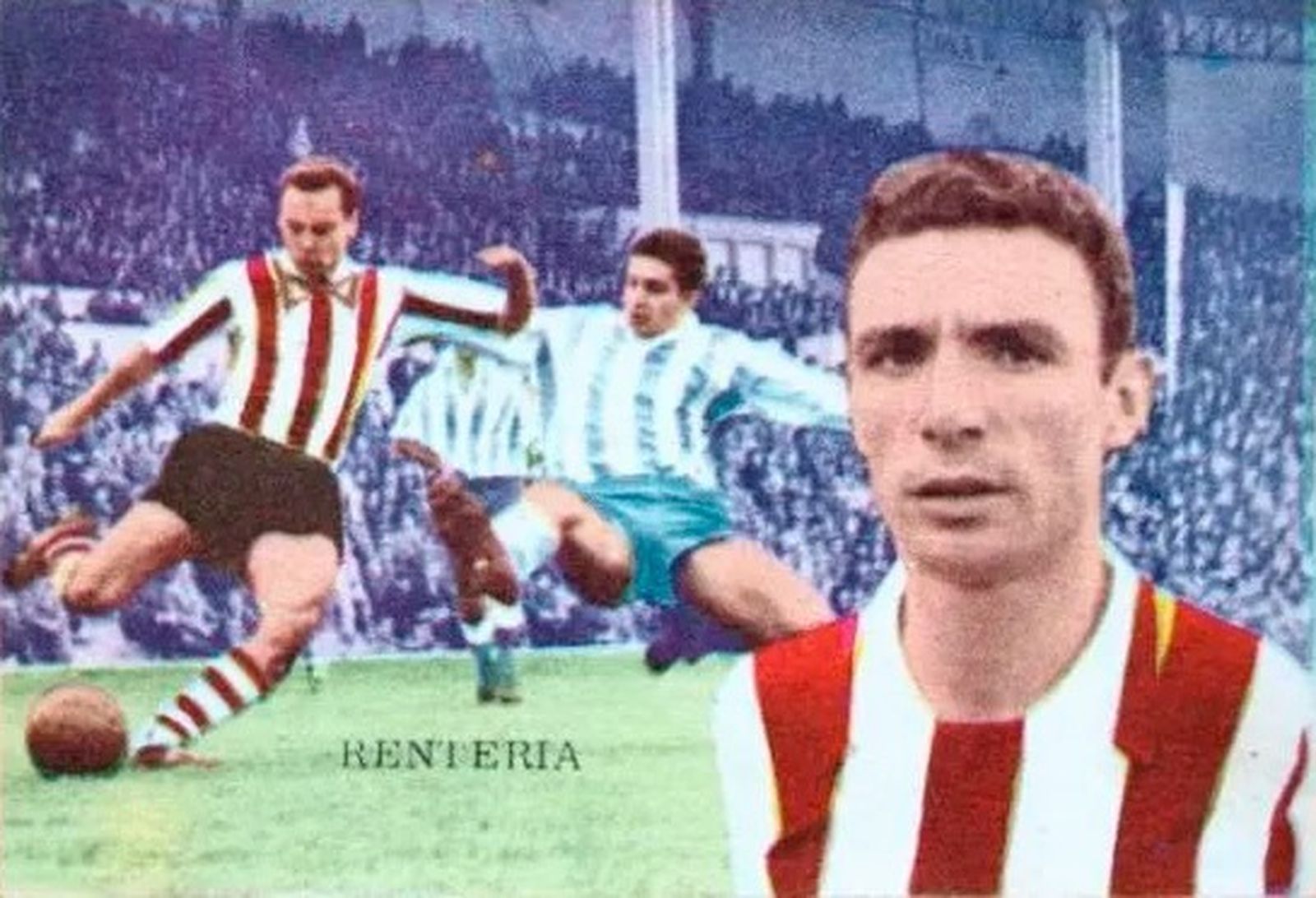 Imagen histórica de Jesús Renteria con el Athletic
