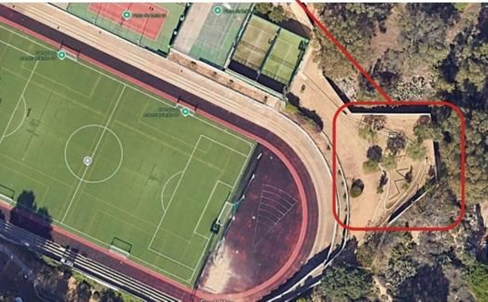 Área de calistenia.