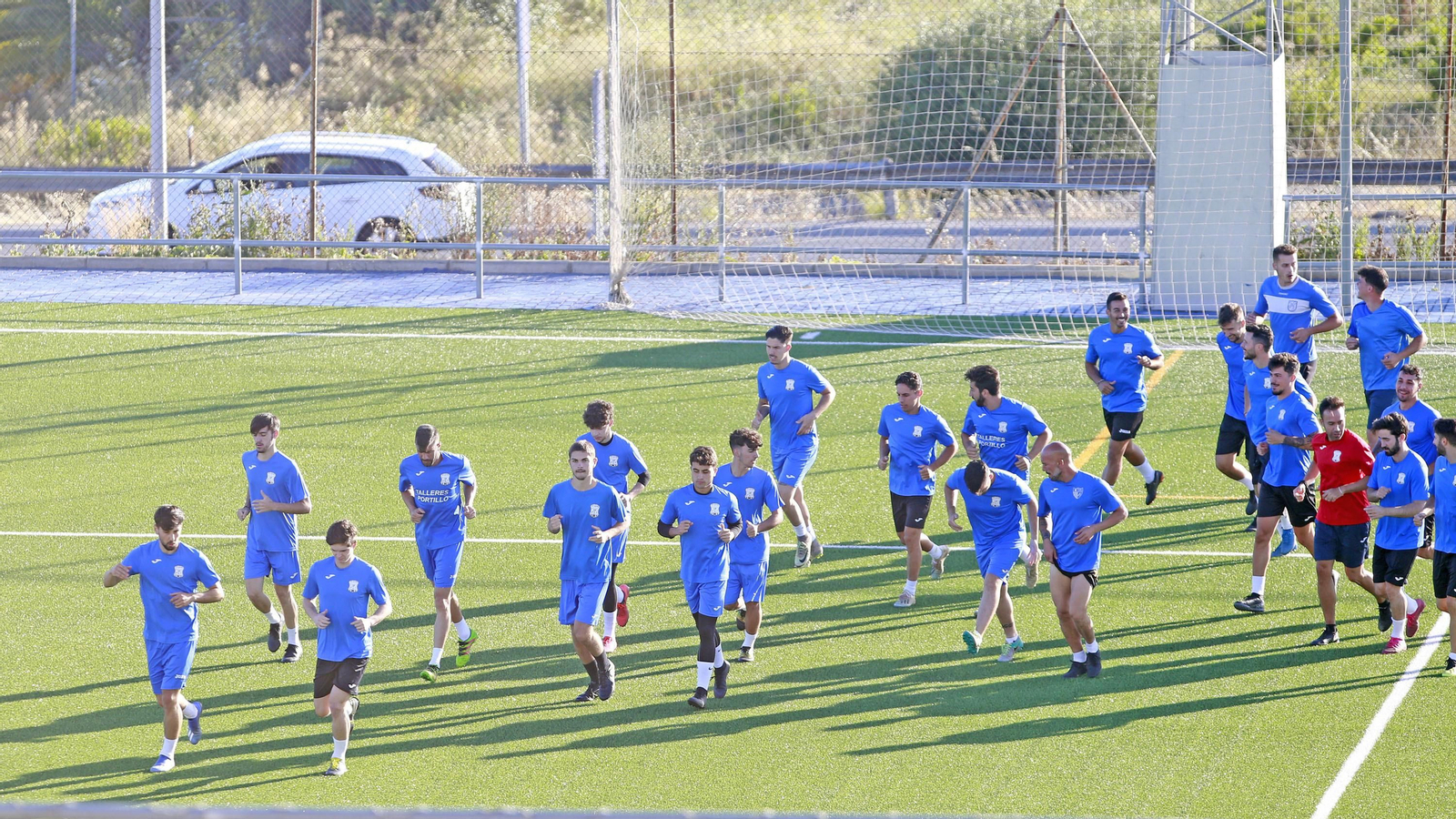 El Jerez Industrial entrenado en Picadueña