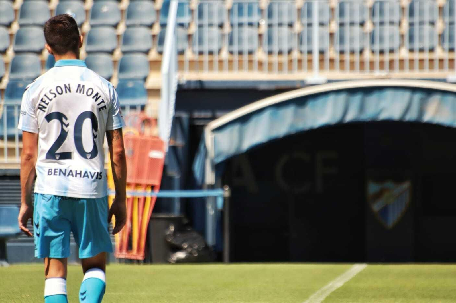 La presentación de Nelson Monte con el Málaga CF, en fotos