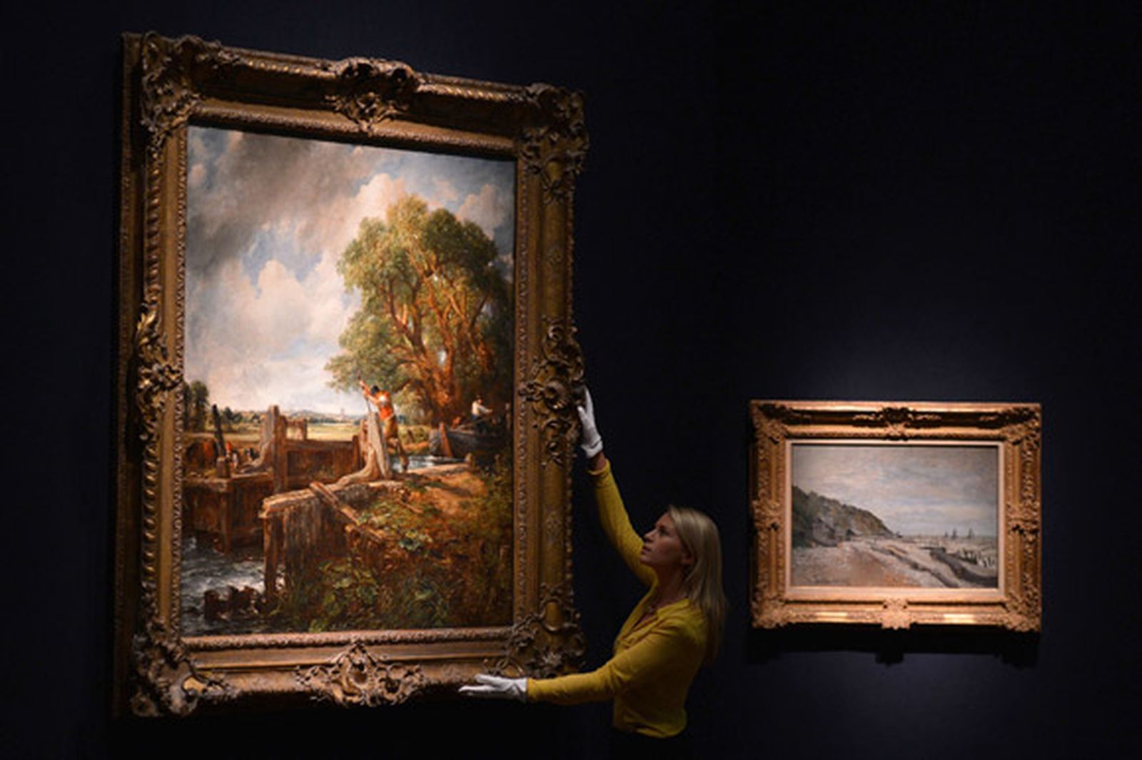 Carmen Thysen logra 28 millones de liquidez por el lienzo 'La esclusa'