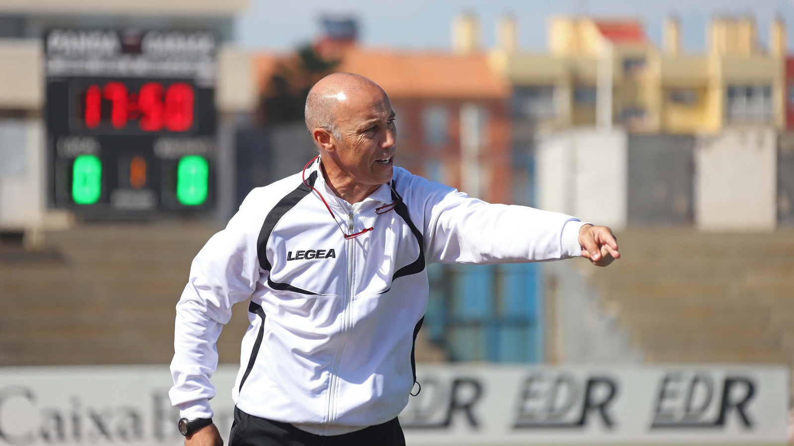 Antonio Calderón, en el partido ante el Sevilla Atlético.