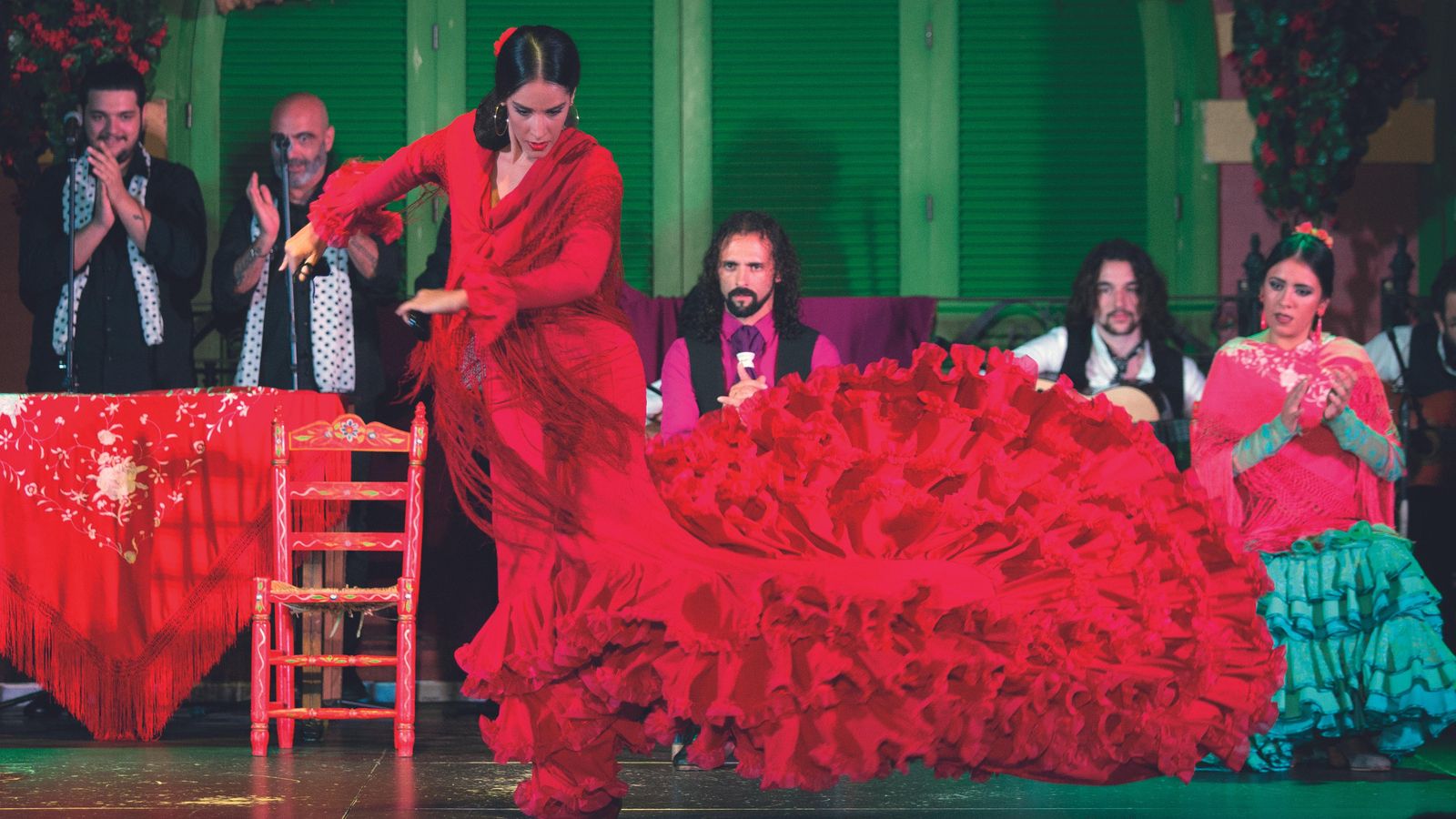 Espectáculo flamenco en el Palacio Andaluz