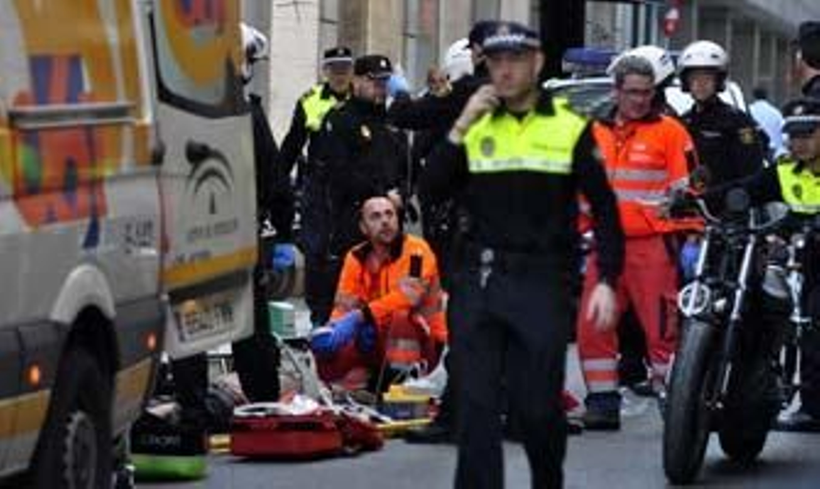 La Policía dice que el motorista iba distraído y a velocidad "inadecuada"