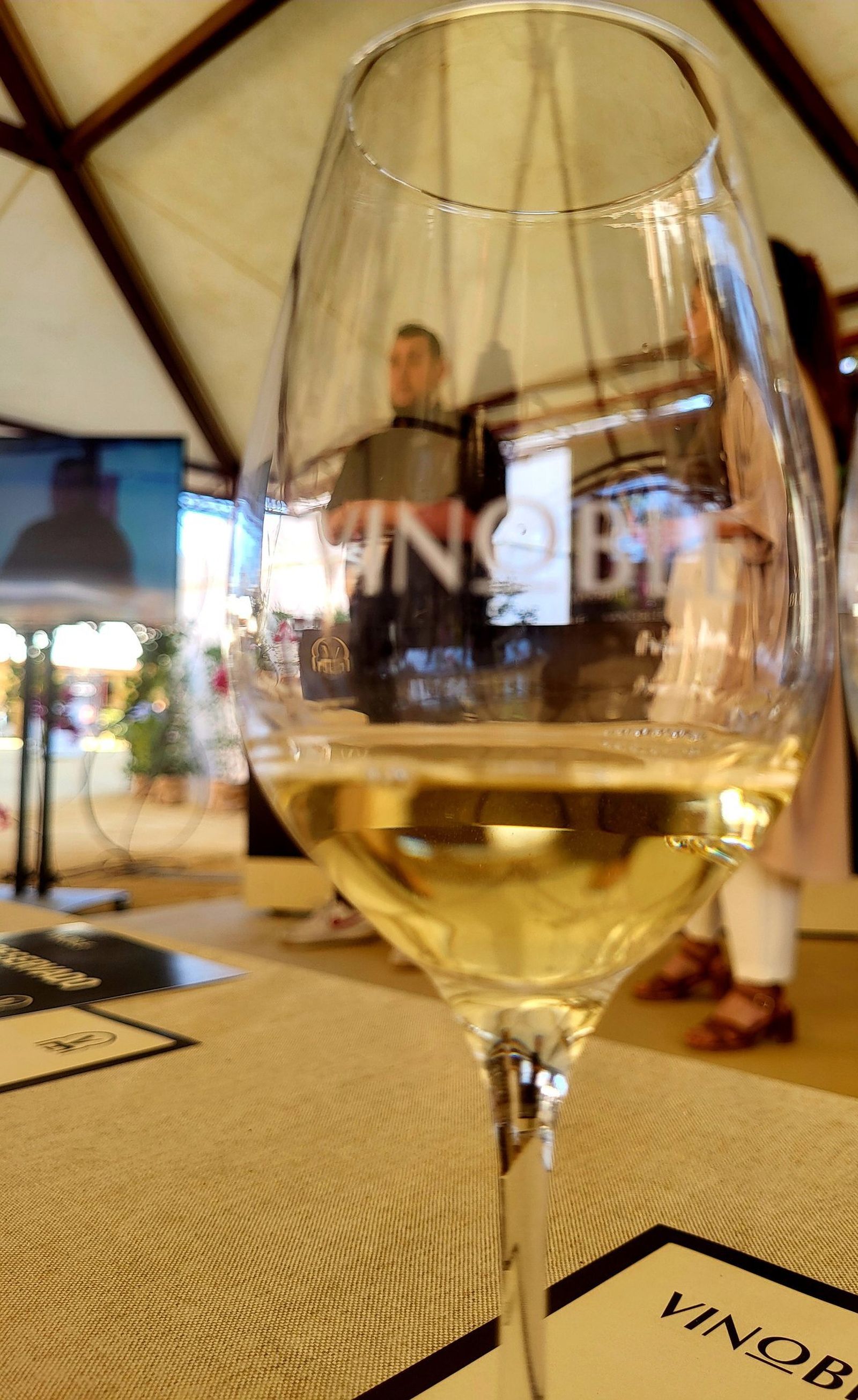 Una copa de fino Harveys.