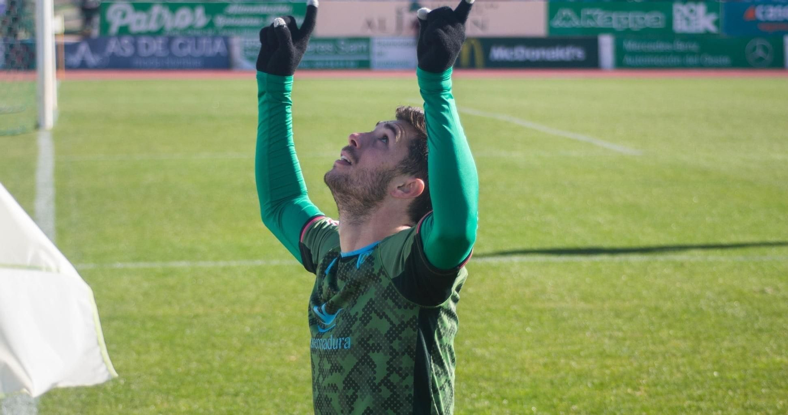 Jesús Sillero celebra uno de los siete goles que acumula esta temporada.