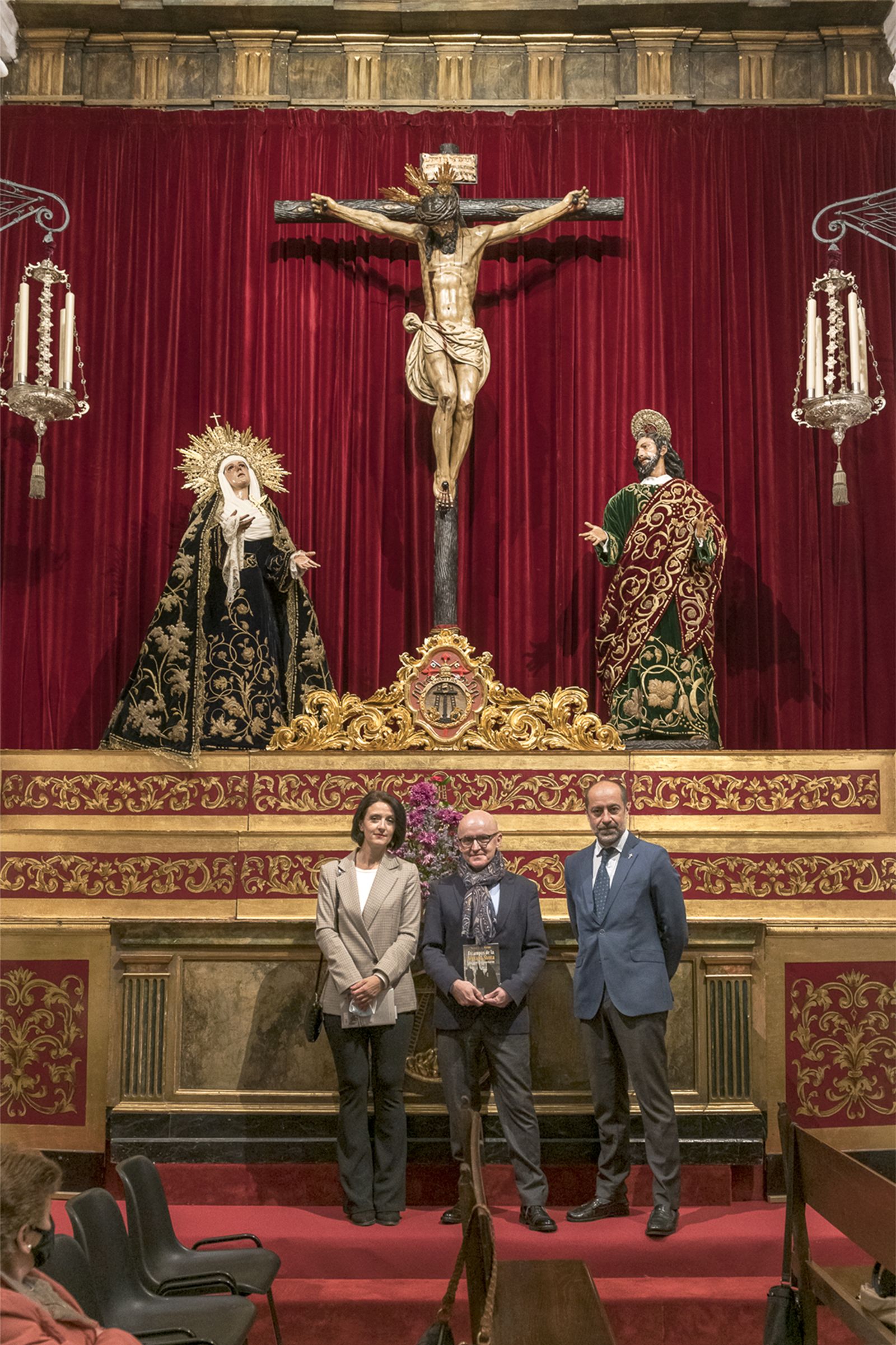 María José Caldero, Manuel Jesús Roldán y Miguel Ángel Moreno