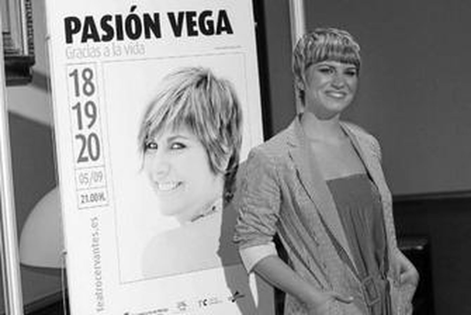 Pasión Vega, el pasado mayo, en su última visita a Málaga.