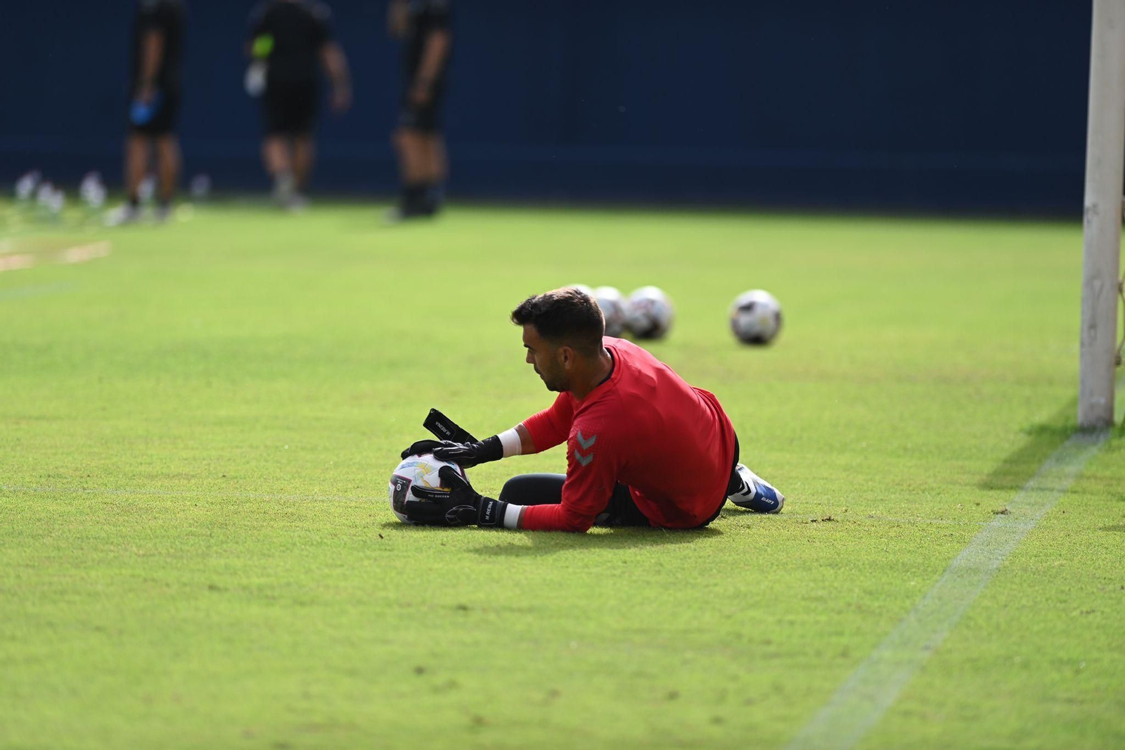 Las fotos del entrenamiento del Málaga CF preparando la visita a Burgos