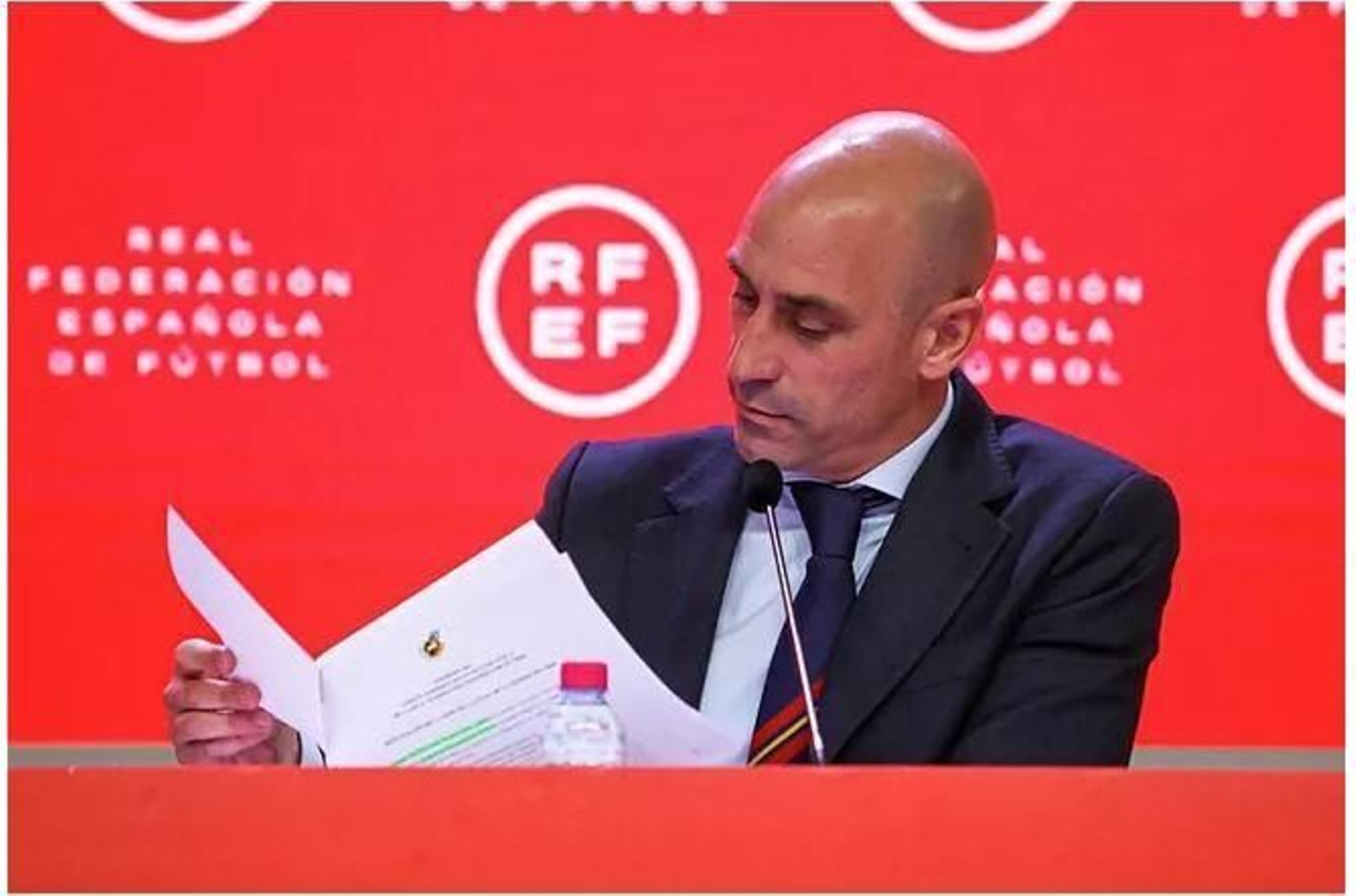 Luis Rubiales, presidente de la Federación Española de Fútbol