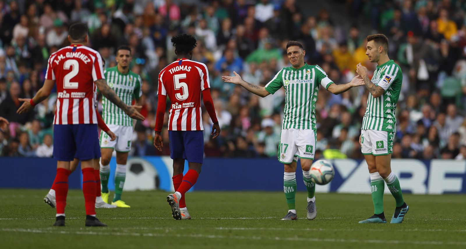 Las imágenes del Betis-atlético de Madrid