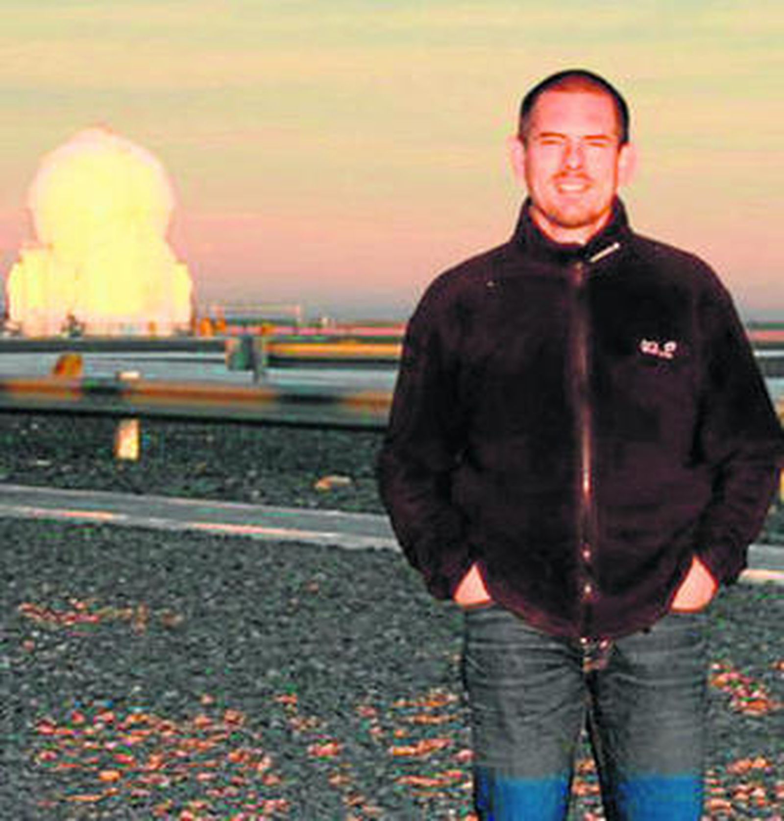 Rainer Schödel, en el Very Large Telescope (VLT), de ESO.