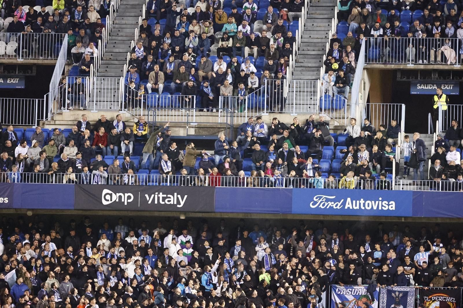 Búscate en las gradas de La Rosaleda en el Málaga CF-Mirandés