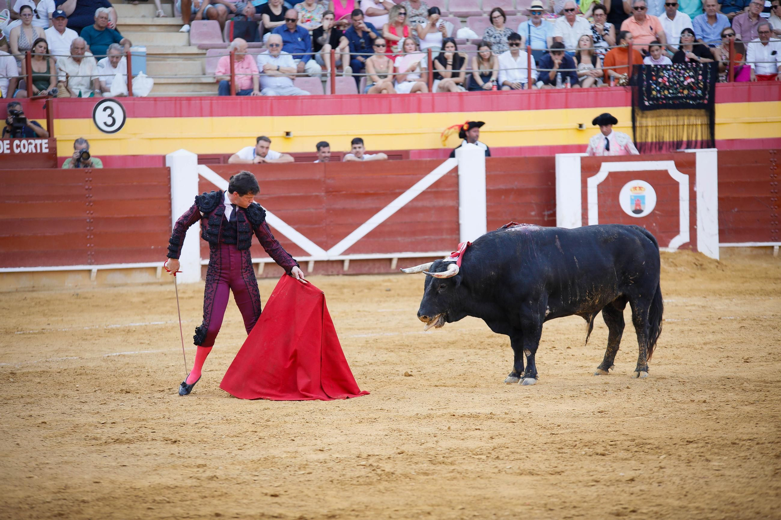 Imágenes de la corrida de toros en Roquetas de Mar