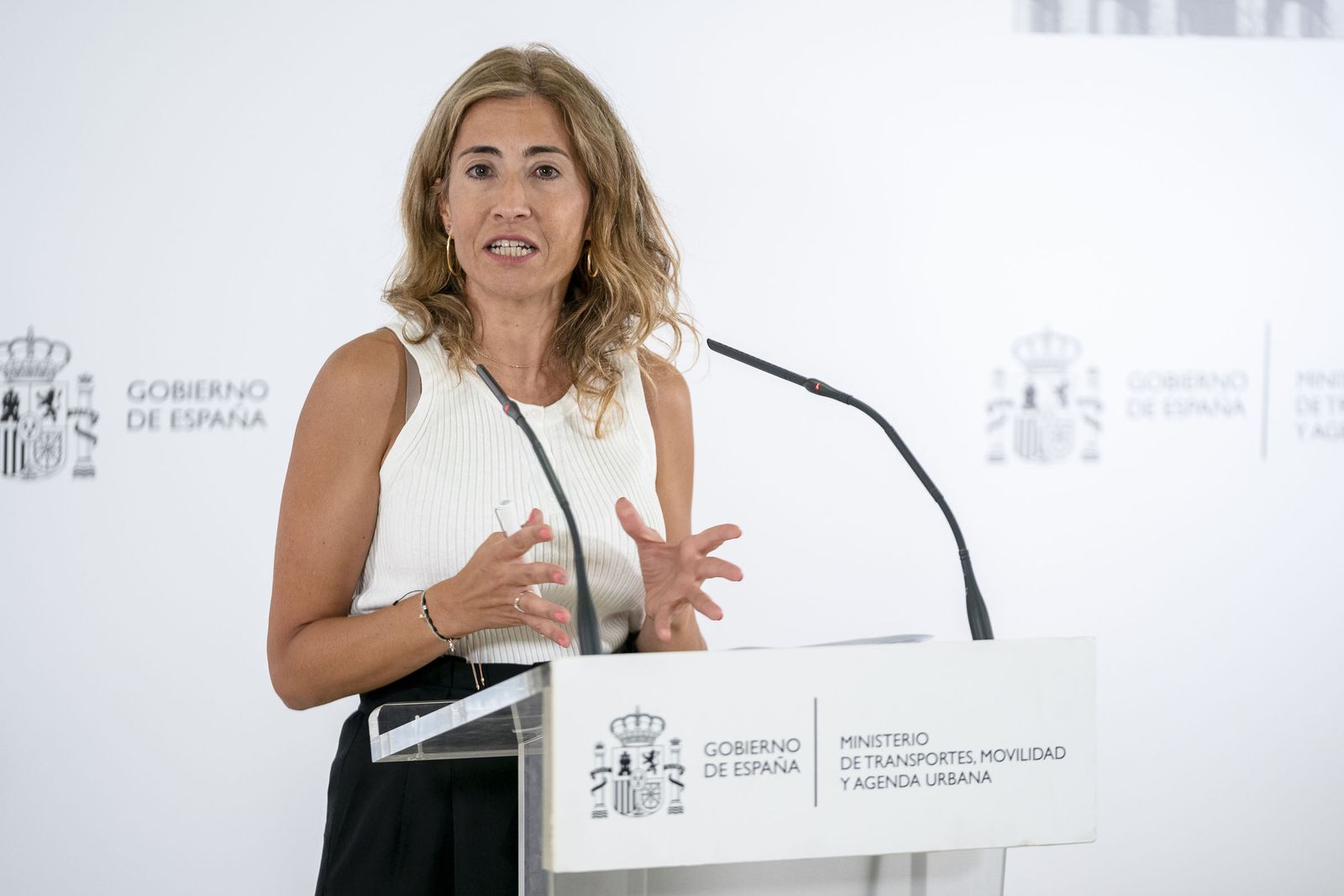La ministra de Transportes, Movilidad y Agenda Urbana, Raquel Sánchez.