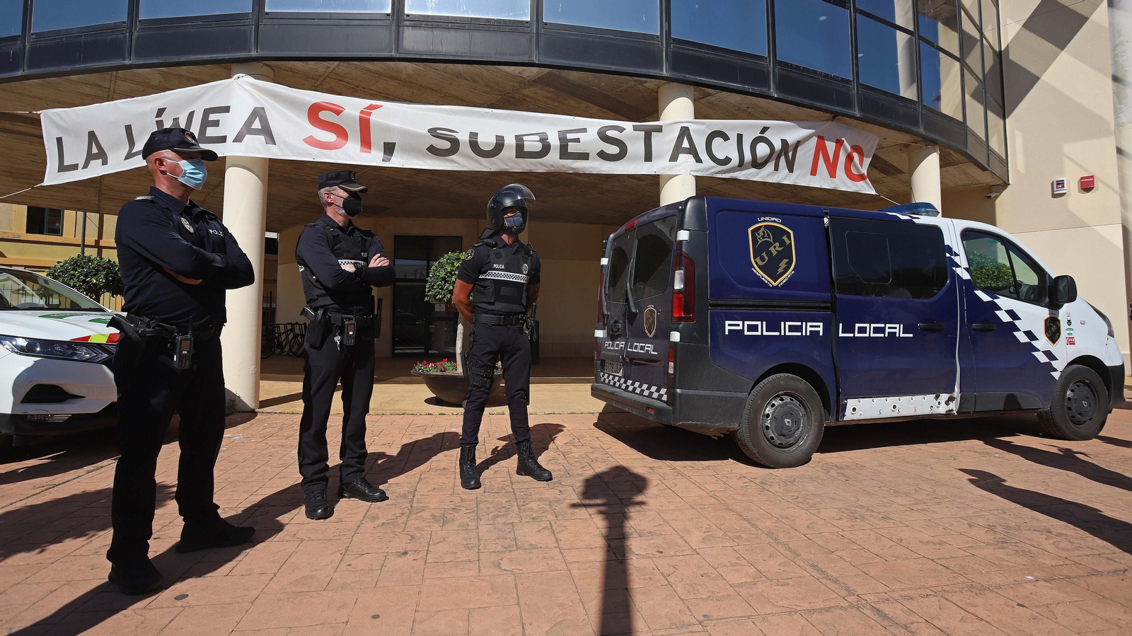 Fotos de la manifestación de La Atunara en La Línea